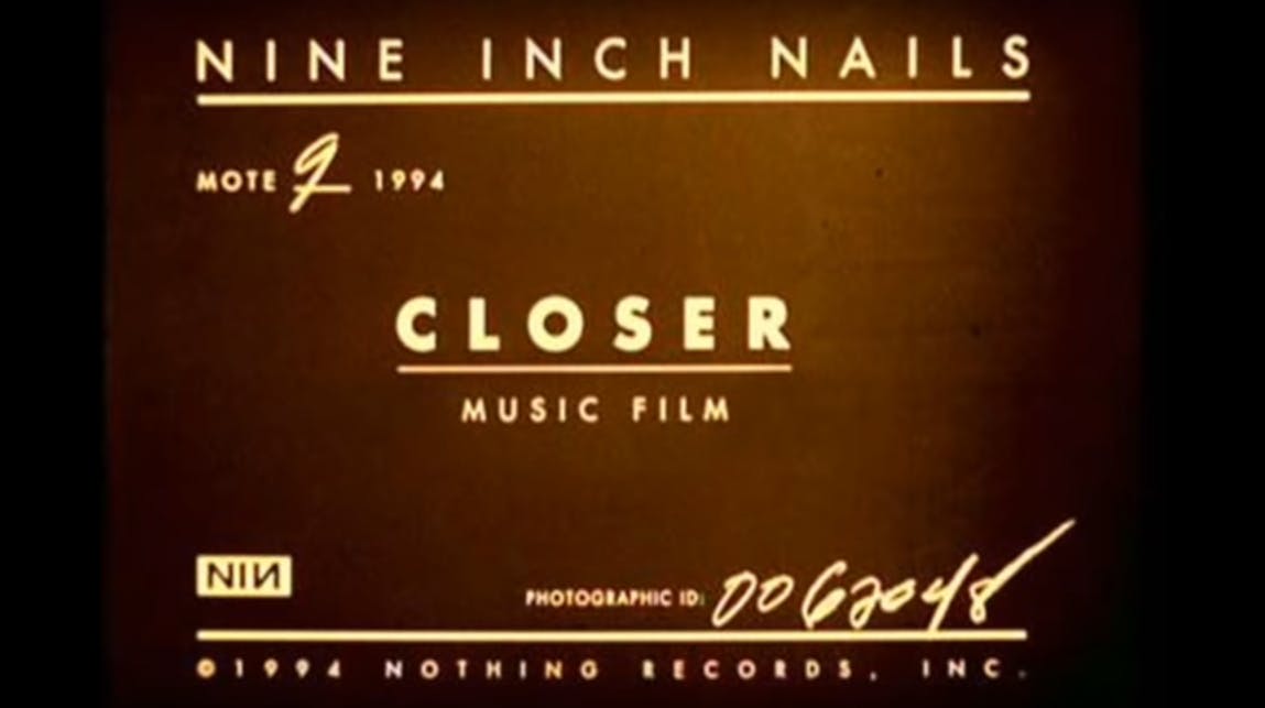 A Deep Dive Into Nine Inch Nails' NSFW Video For Closer