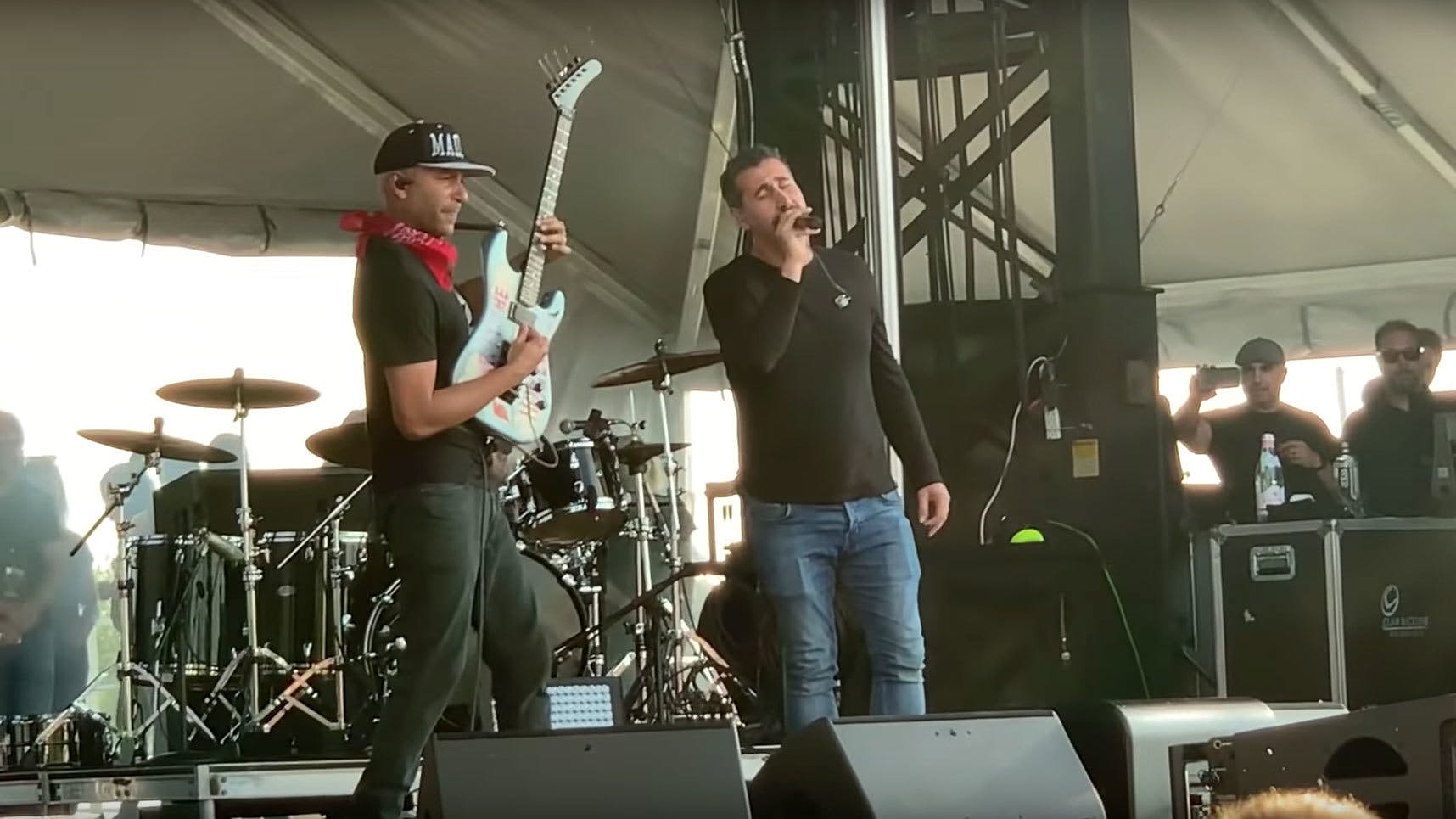 Watch Serj Tankian Join Tom Morello Onstage For Audioslave Cover