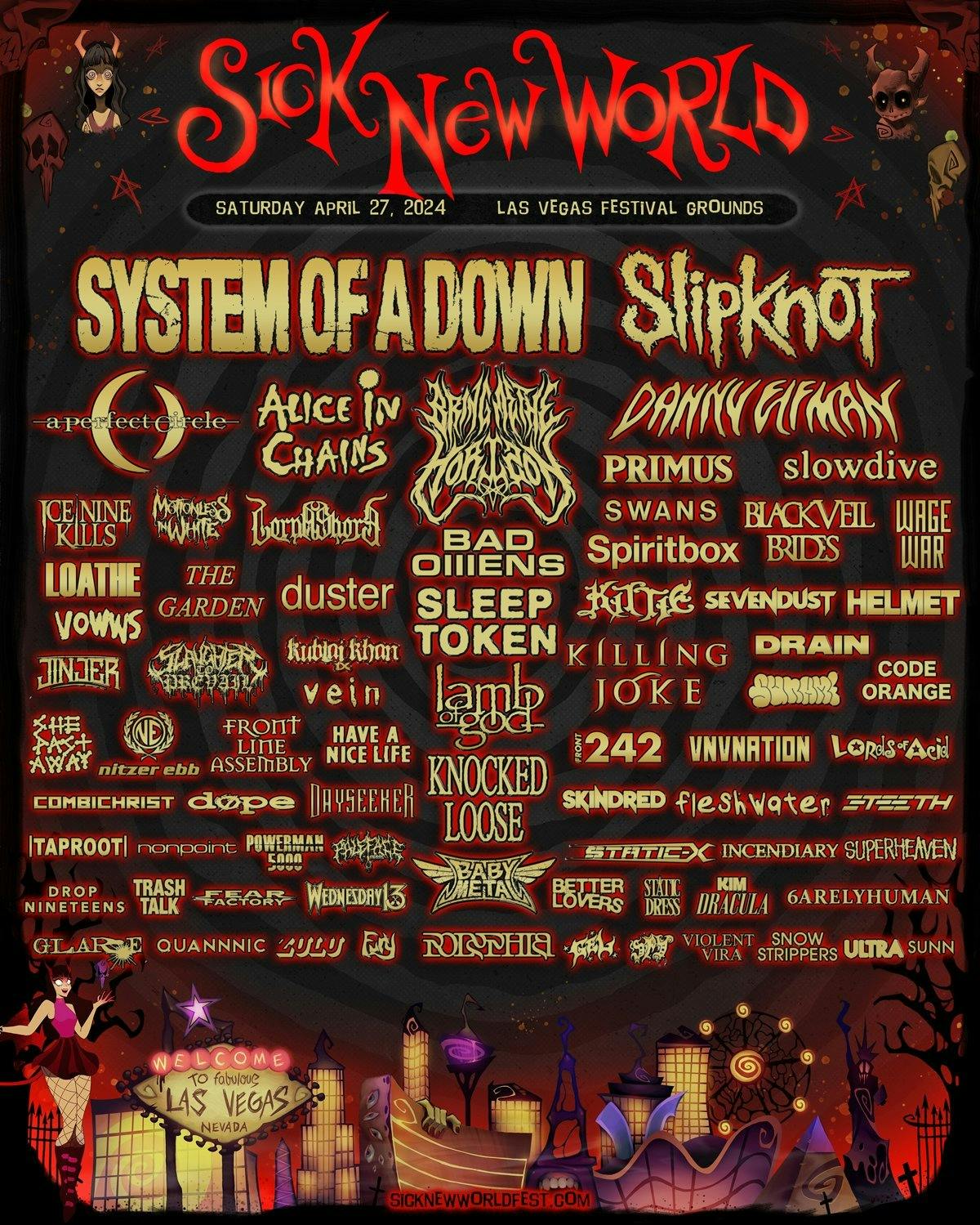 Here’s the unbelievable line-up for Sick New World 2024 Kerrang!