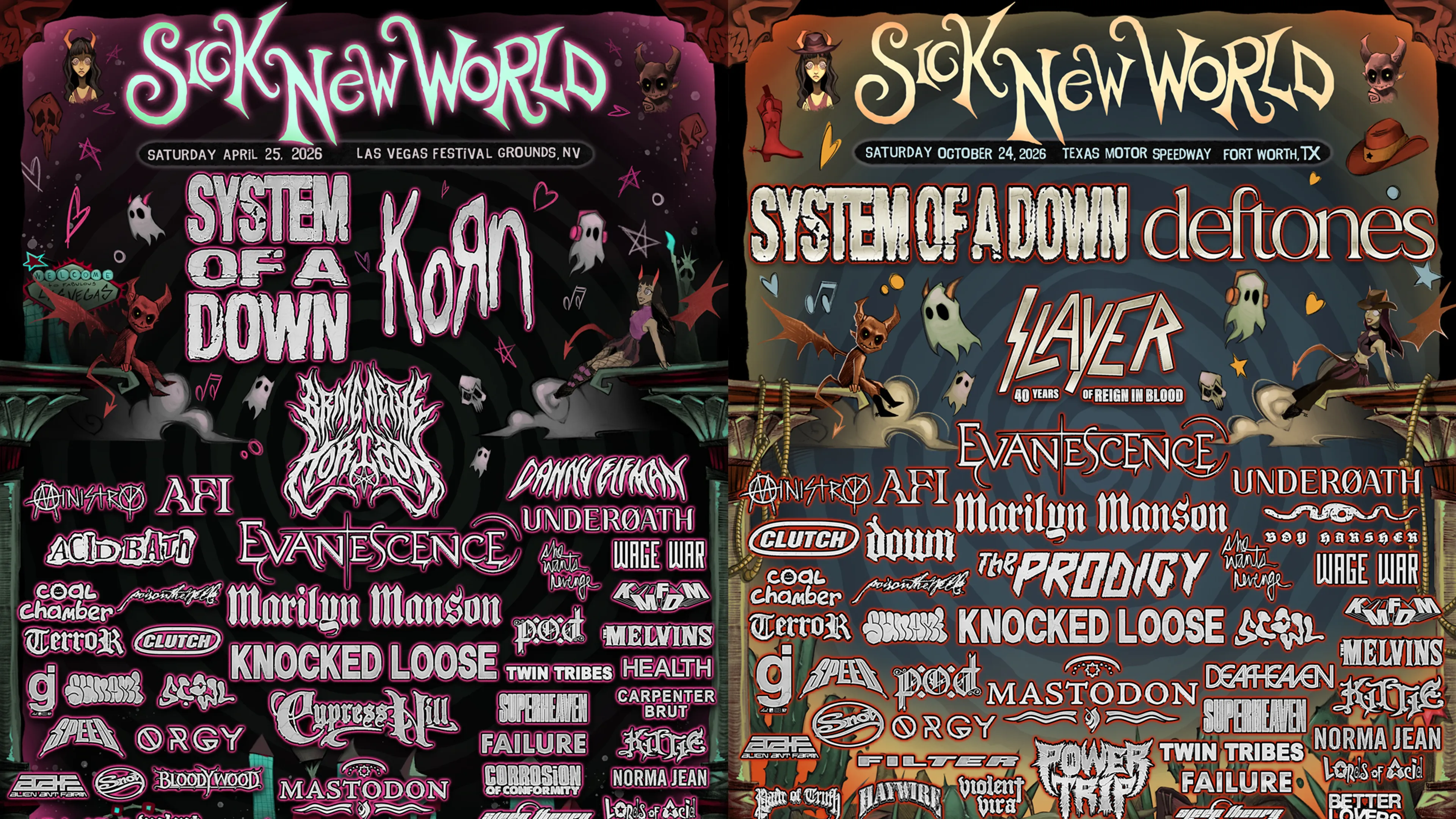 Sick New World unveil huge Las Vegas and Texas line-ups