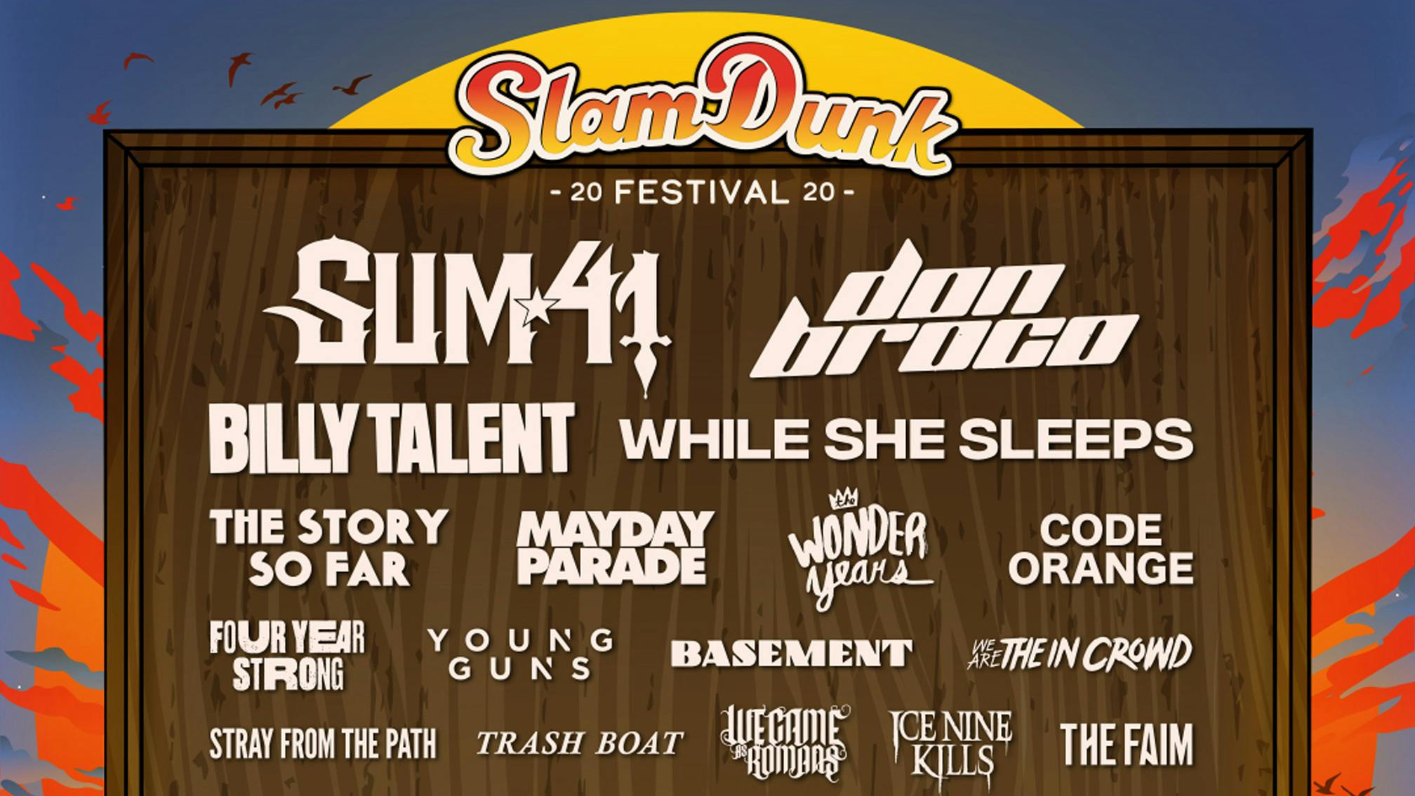 Slam Dunk Festival Postponed Until 2021