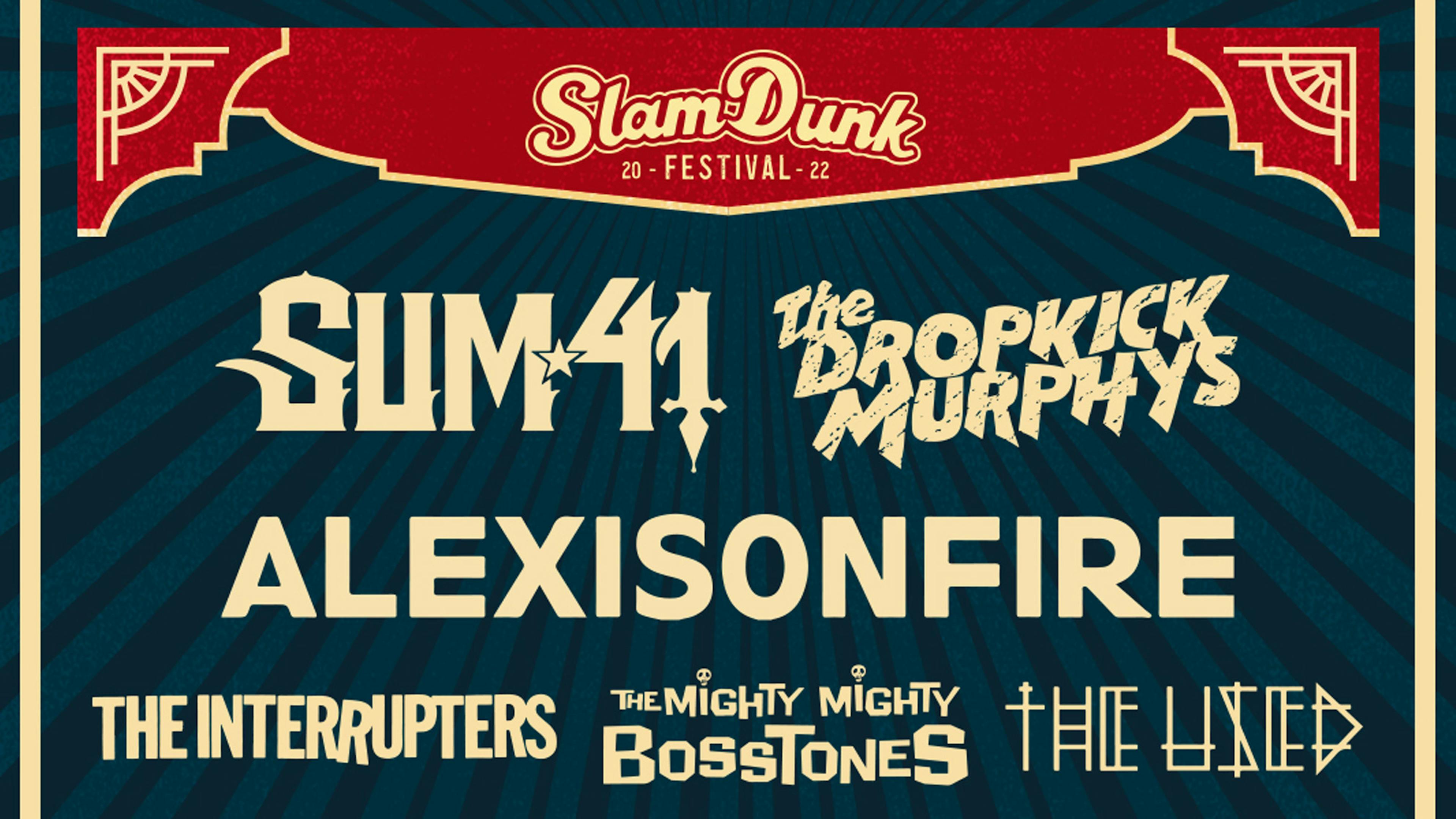 Sum 41, Dropkick Murphys, The Interrupters and more announced for Slam Dunk Festival 2022
