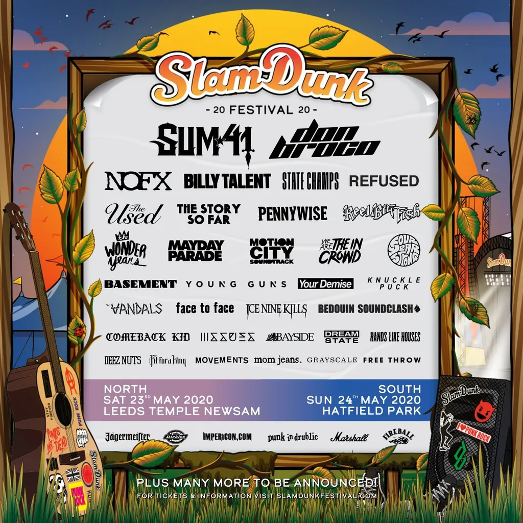 Slam Dunk Festival Poster Updated November 2019