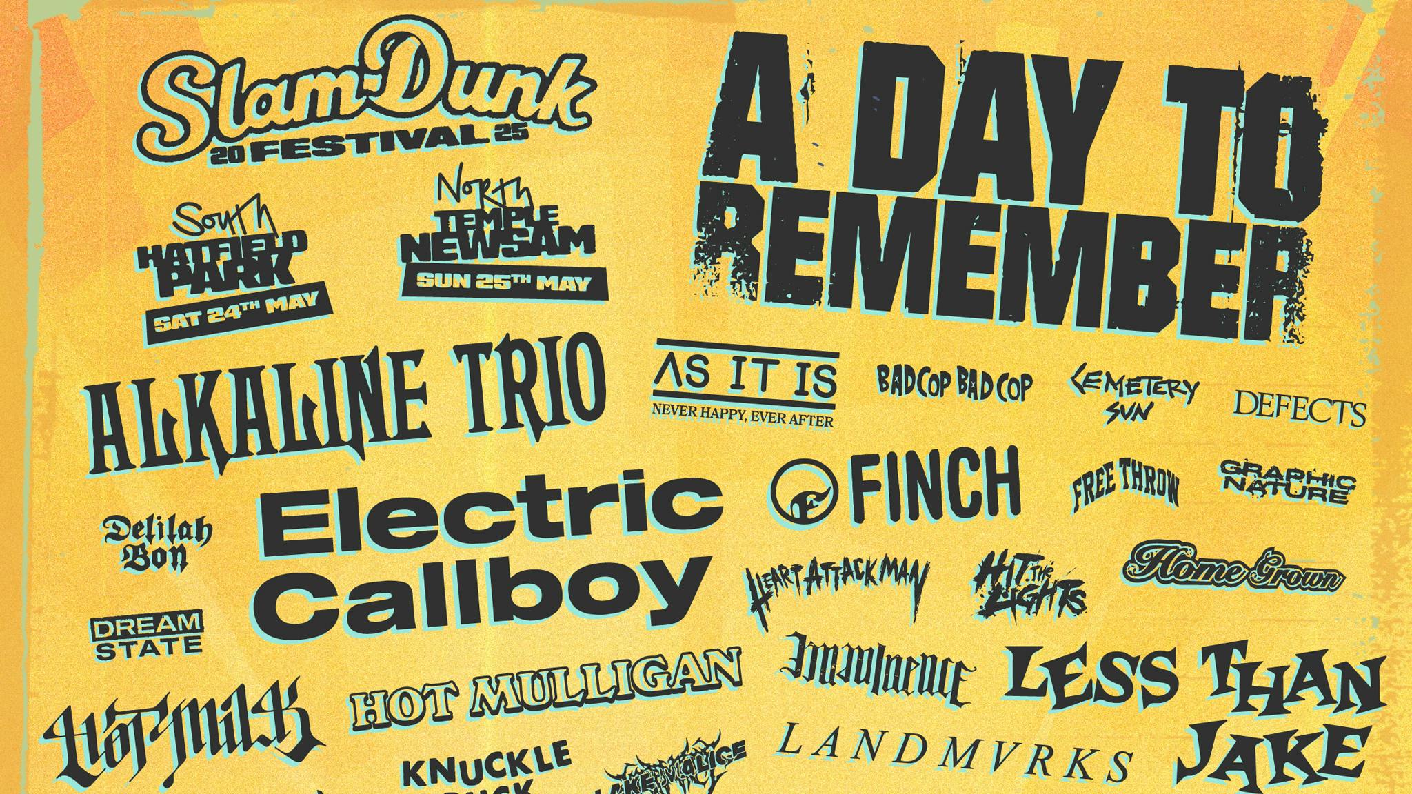 Slam Dunk Festival 2025 News Kerrang!