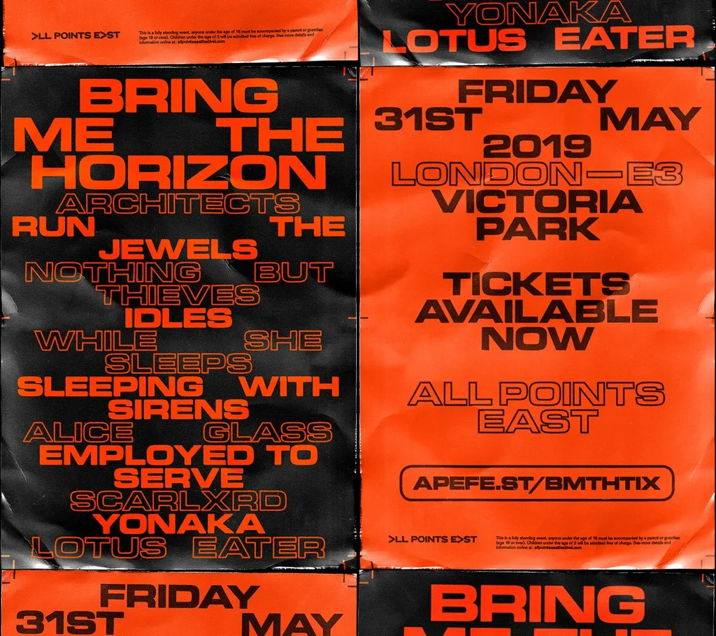 Sleeping With Sirens All Points East Poster