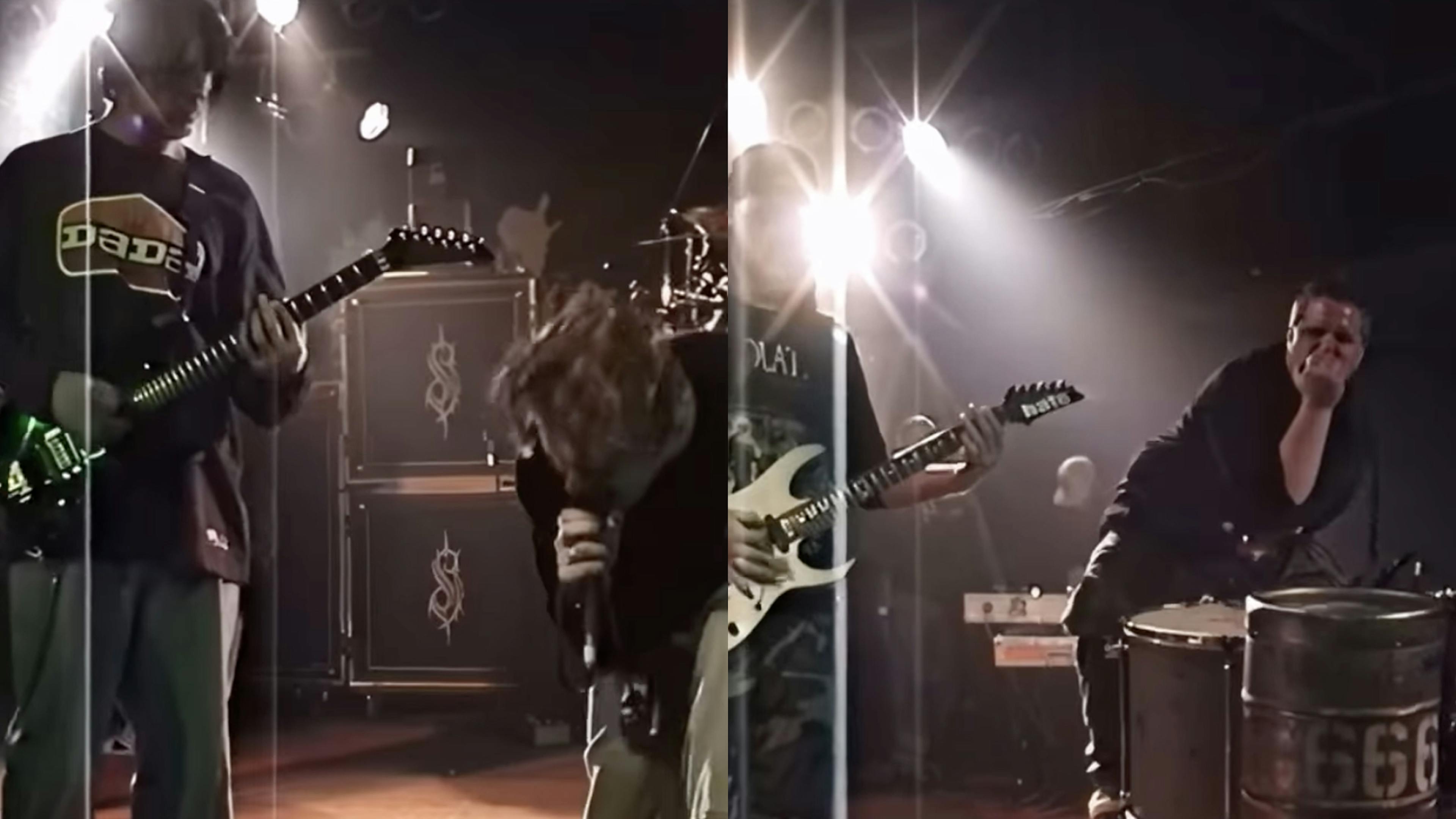 This unmasked Slipknot soundcheck is the most surreal thing you’ll see today