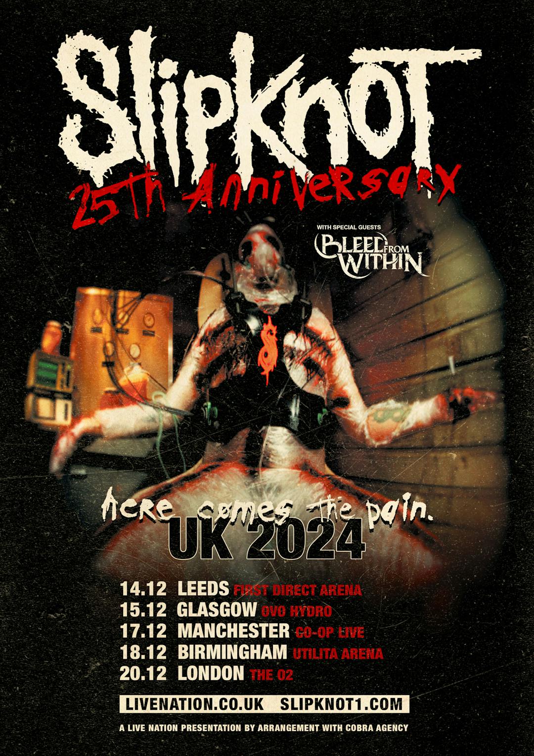Slipknot have announced a 25th anniversary UK and European… Kerrang!