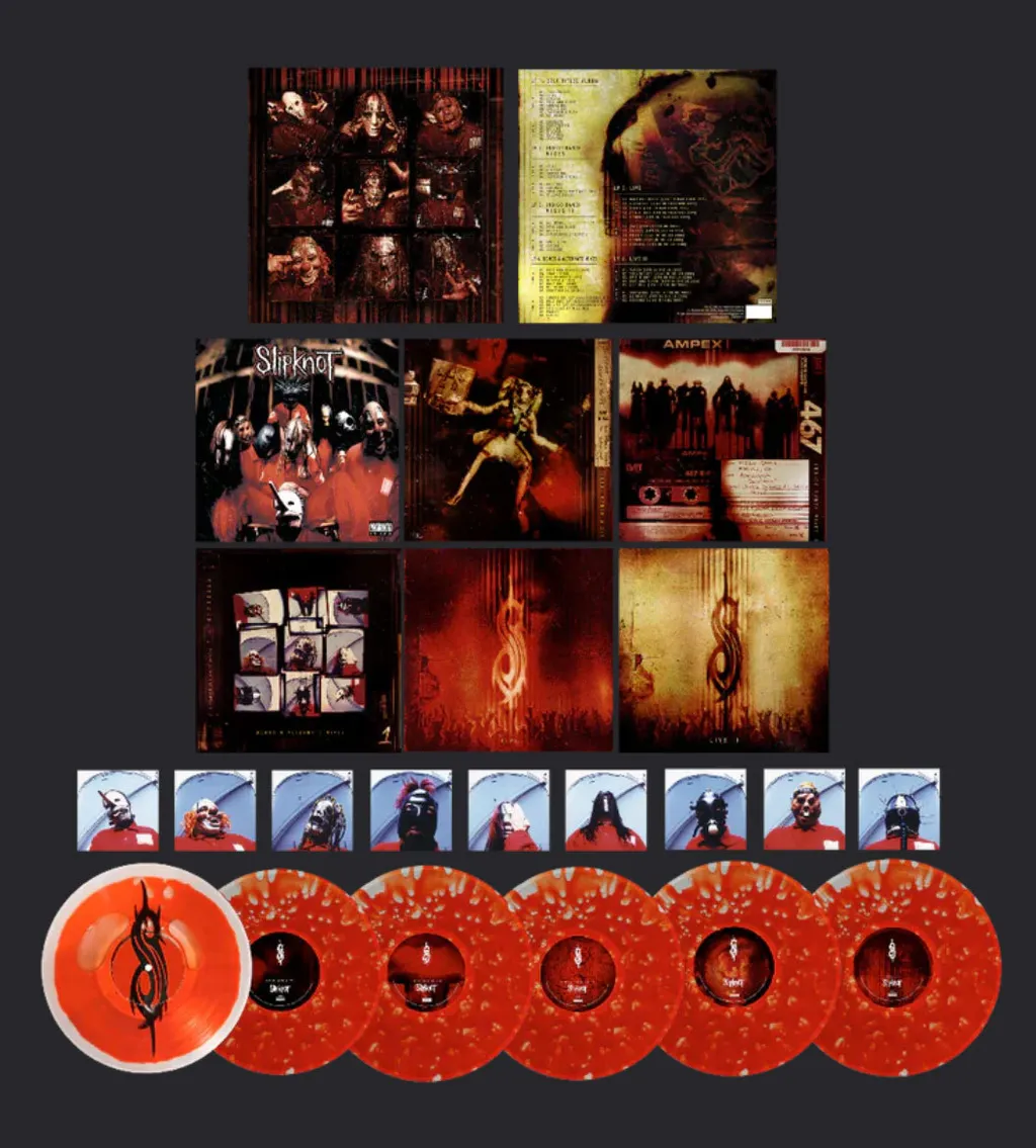 Slipknot 6 LP 25th Anniversary Blood Filled Box Set
