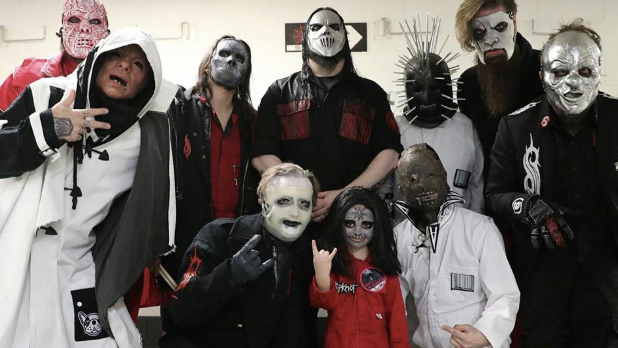 Check Out Five-Year-Old Viral Drummer Caleb Hanging Out With Slipknot