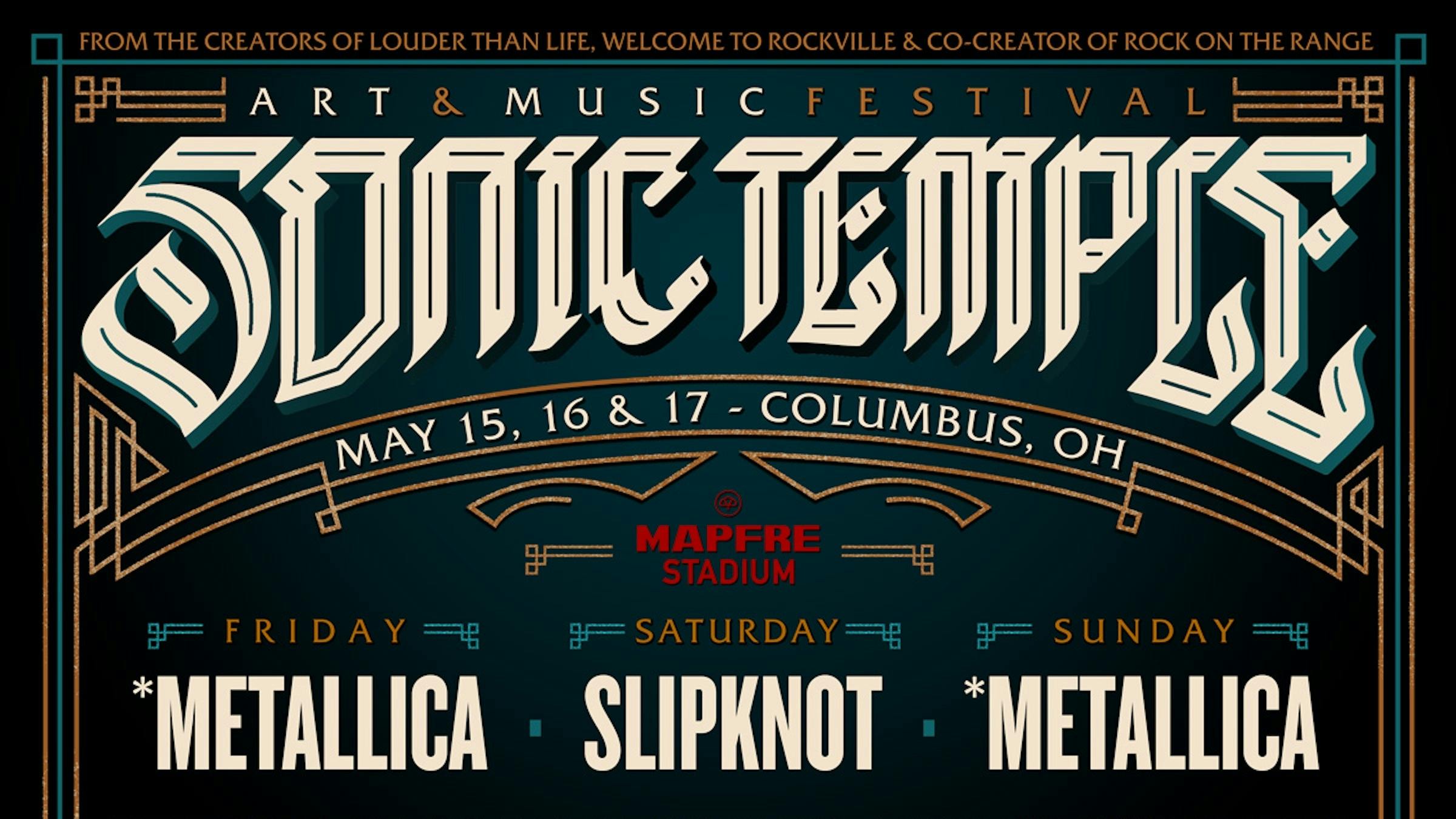 Metallica, Slipknot, Bring Me The Horizon And More Announced For Sonic Temple 2020