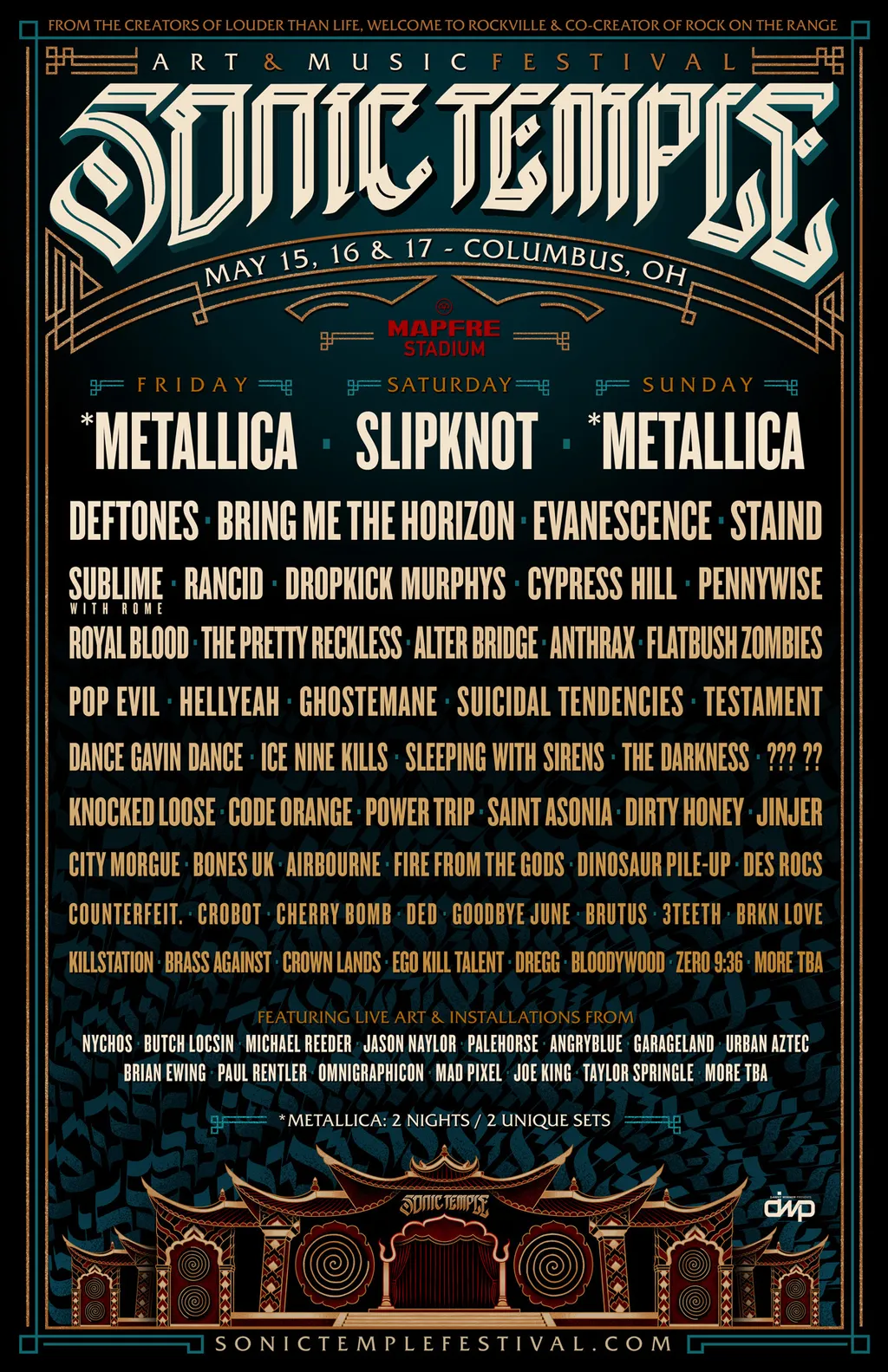 Sonic Temple 2020 Admat