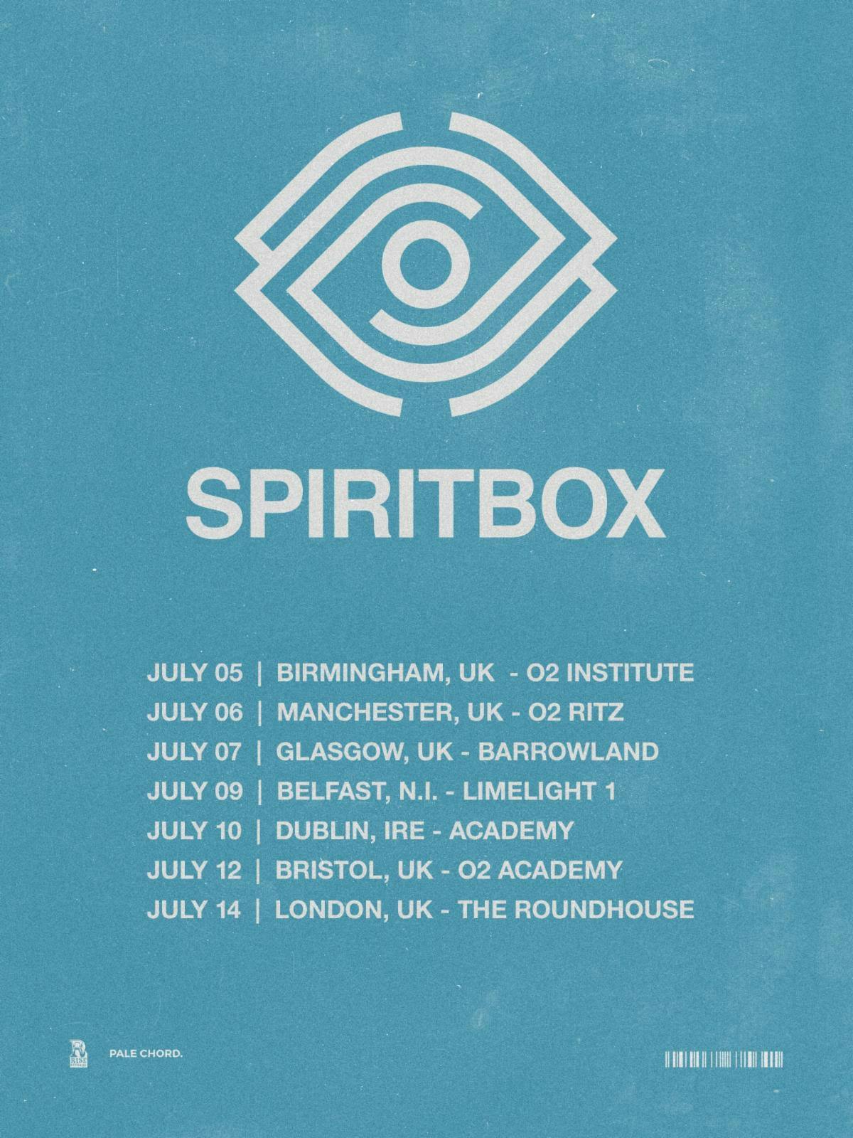spiritbox uk tour support