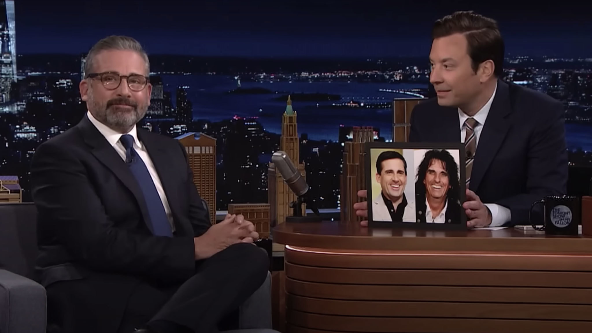 Steve Carell And Alice Cooper React To Being Each Other S Kerrang   Steve Carell Jimmy Fallon 2022 