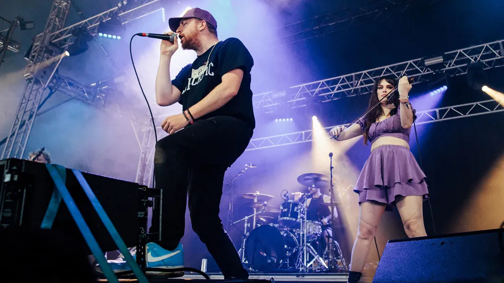 The Callous Daoboys performing live at Download Festival in 2024