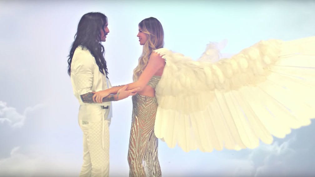 Watch The Darkness' New Video Featuring Model And TV Personality Abbey Clancy