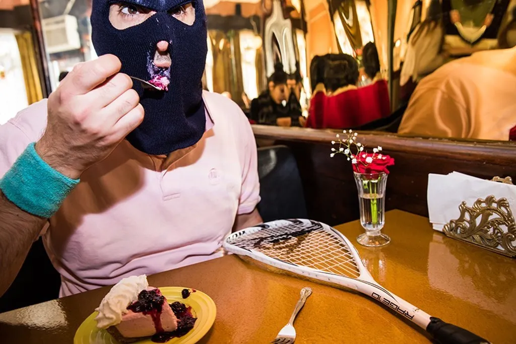 The Eradicator Eating Cake