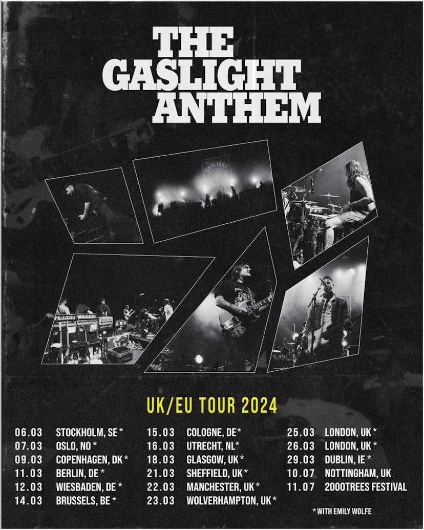 The Gaslight Anthem announce 2024 UK/European tour, plus… Kerrang!