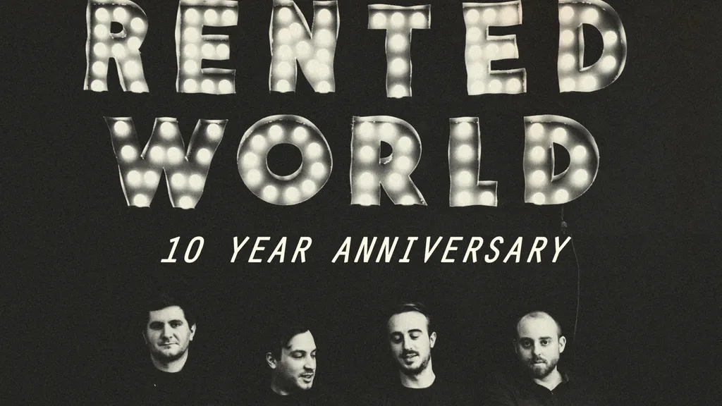The Menzingers Rented World 10 year anniversary tour poster header