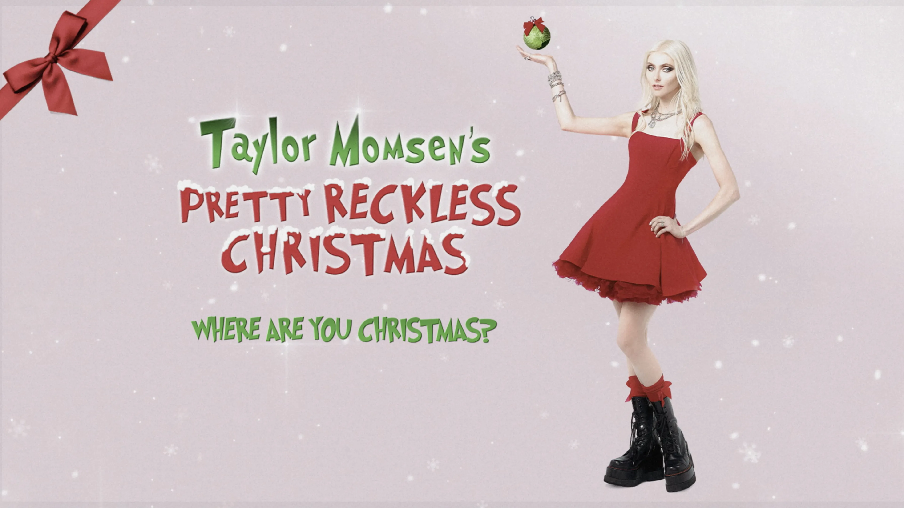 The Pretty Reckless release rock cover of Where Are You Christmas?