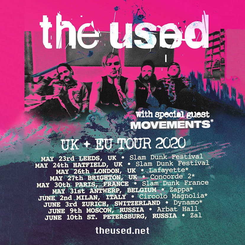 the used uk tour