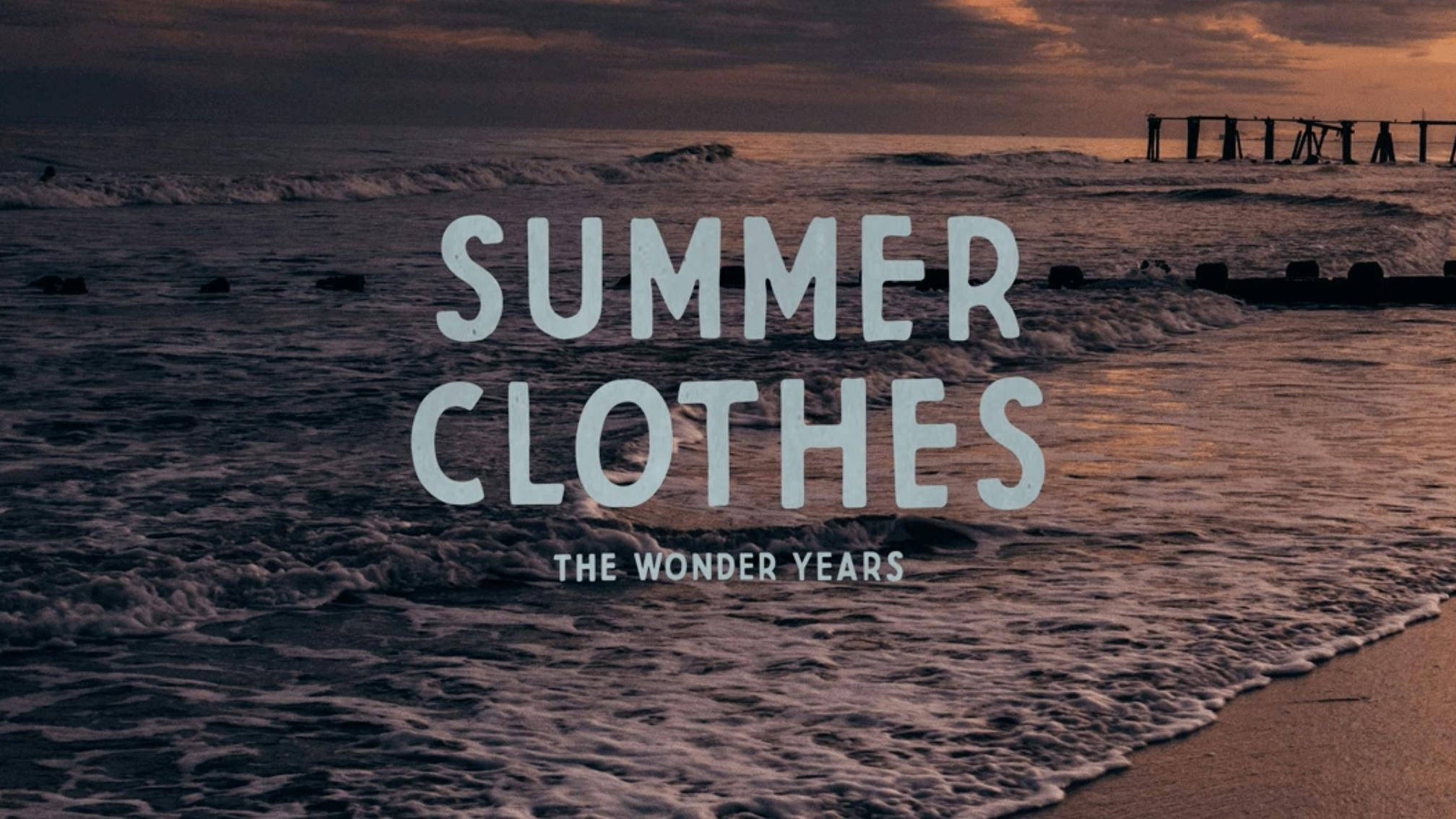 Listen to The Wonder Years’ beautiful new single Summer Clothes