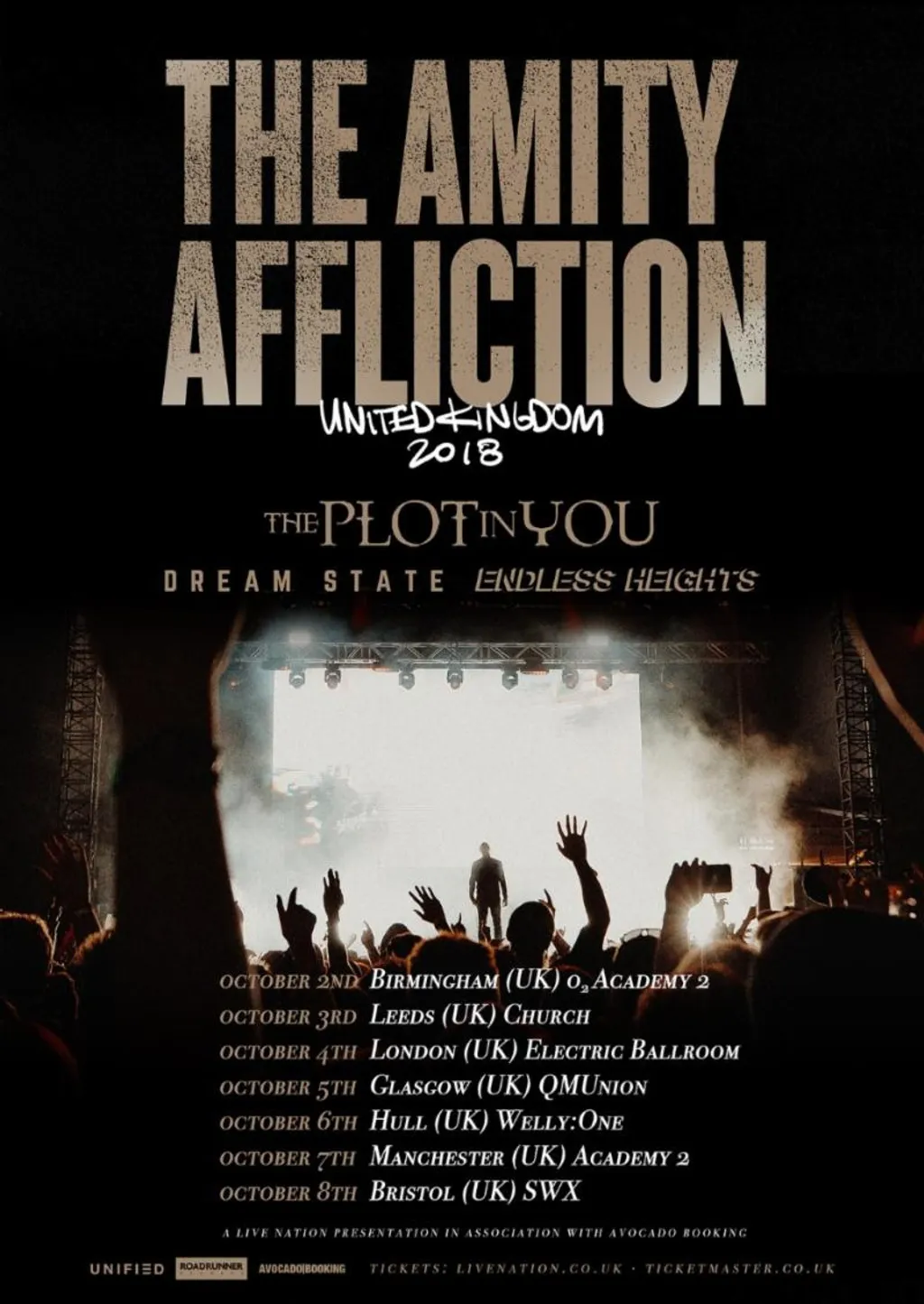 The Amity Affliction Uk Tour 2018