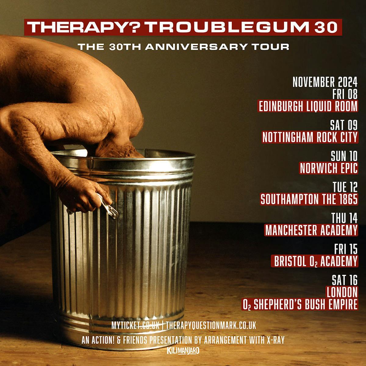 therapy troublegum tour