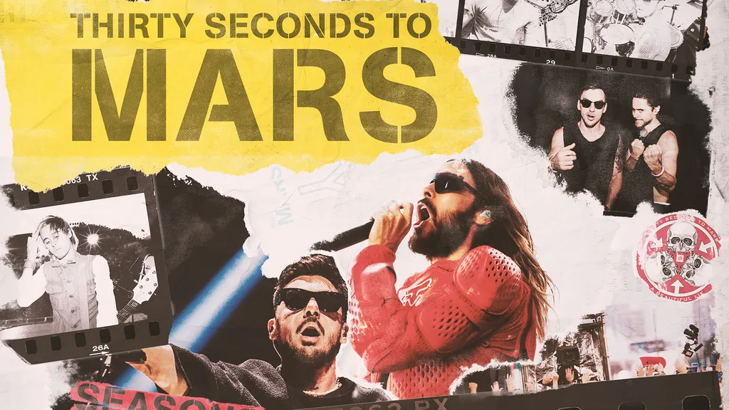 Thirty Seconds To Mars tour poster 2024 header