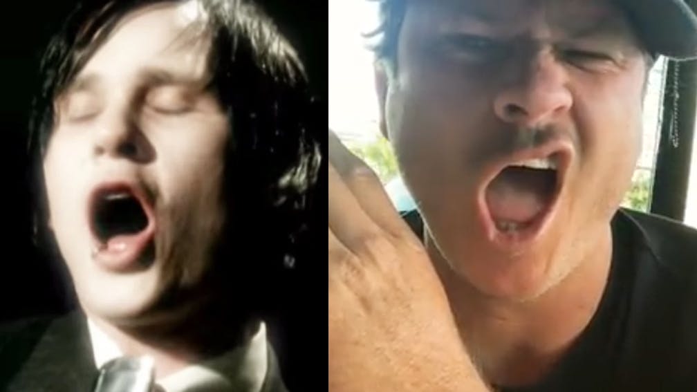 Watch Tom DeLonge Lip Syncing In Public To blink-182's I Miss You