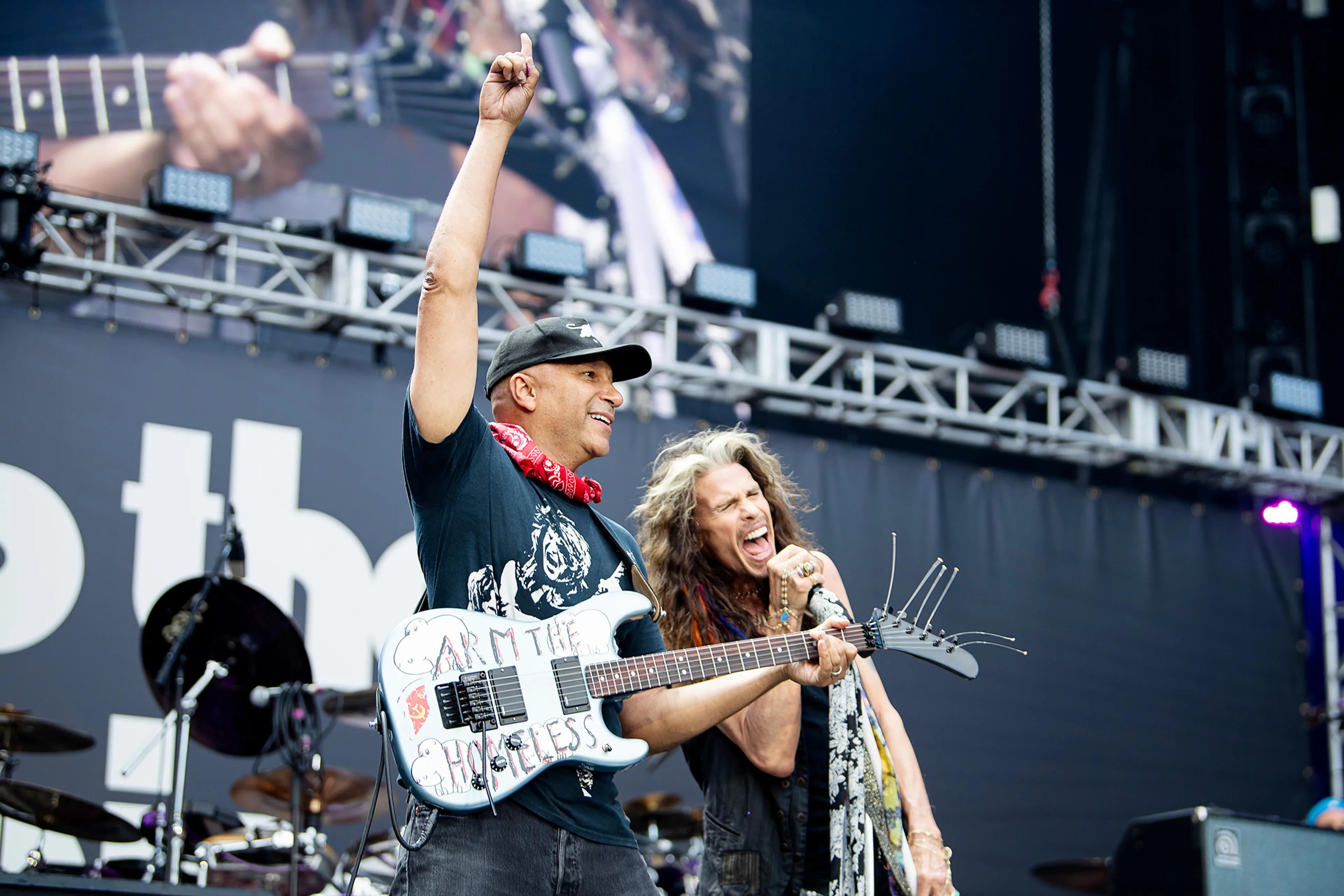 Последний концерт Black Sabbath Том Морелло и Стив Тайлер