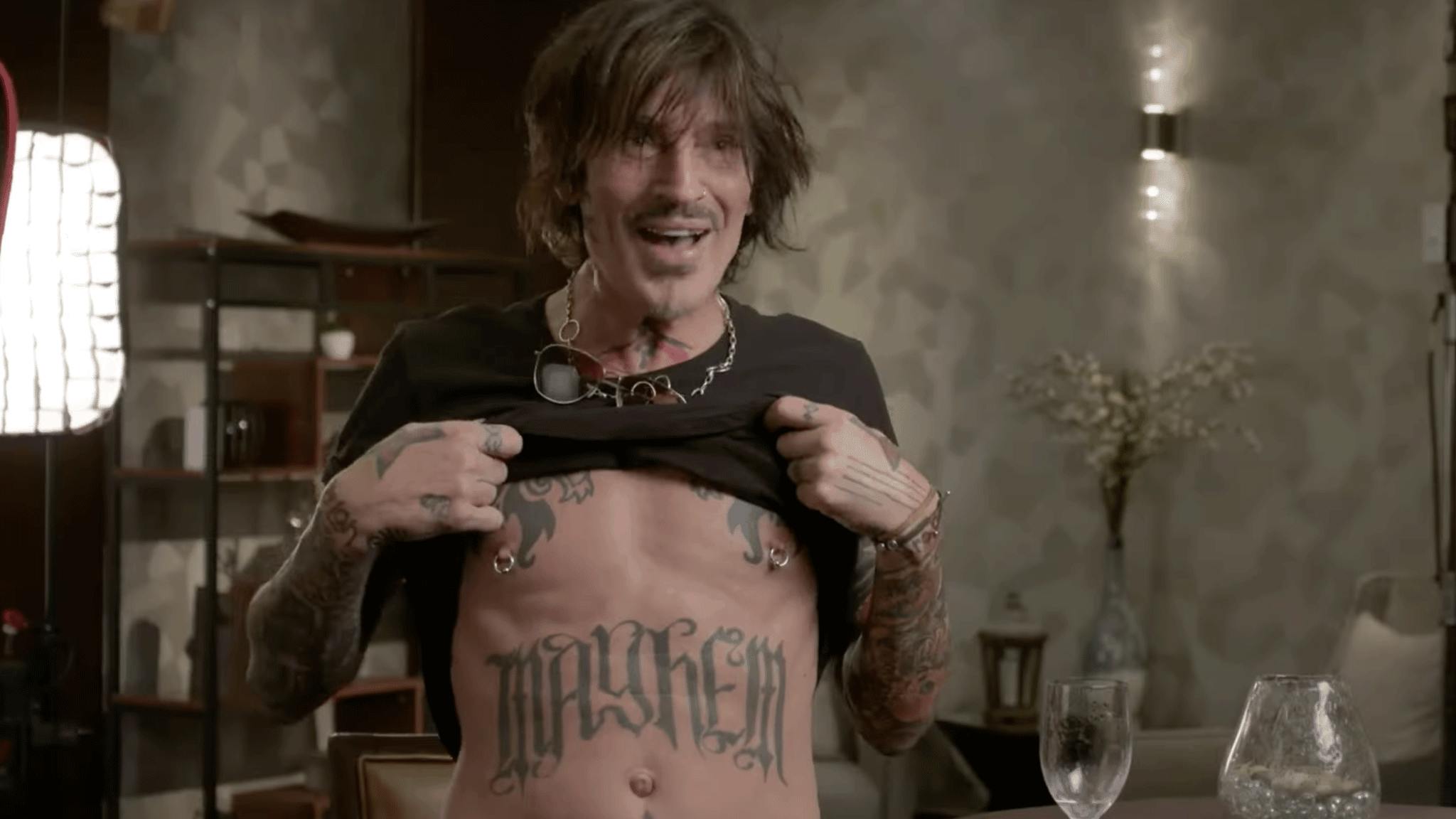 See Tommy Lee in the hilarious, star-studded trailer for The Muppets Mayhem
