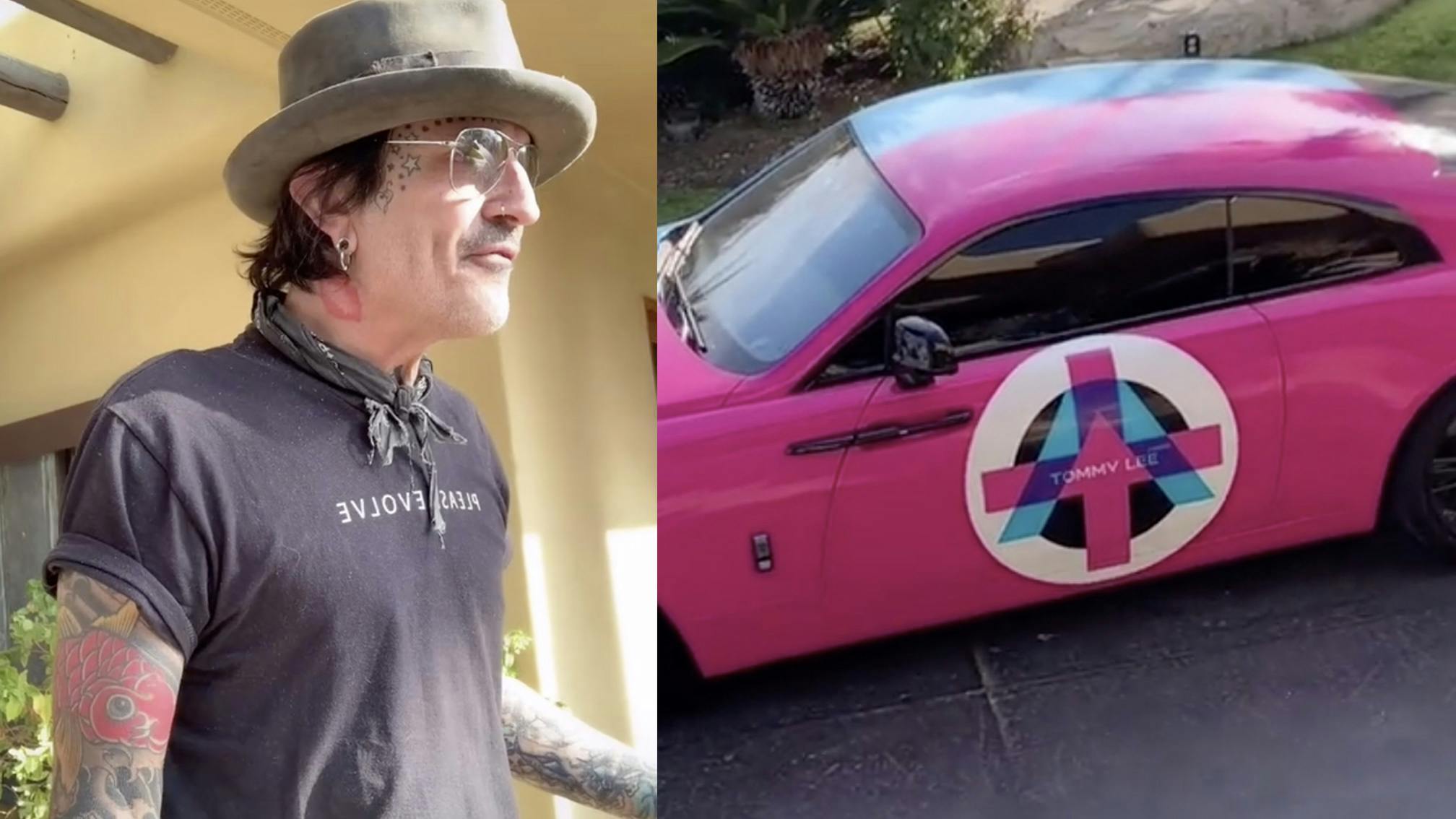 Tommy Lee’s Wife Ruined His Rolls-Royce To Promote New Solo Album