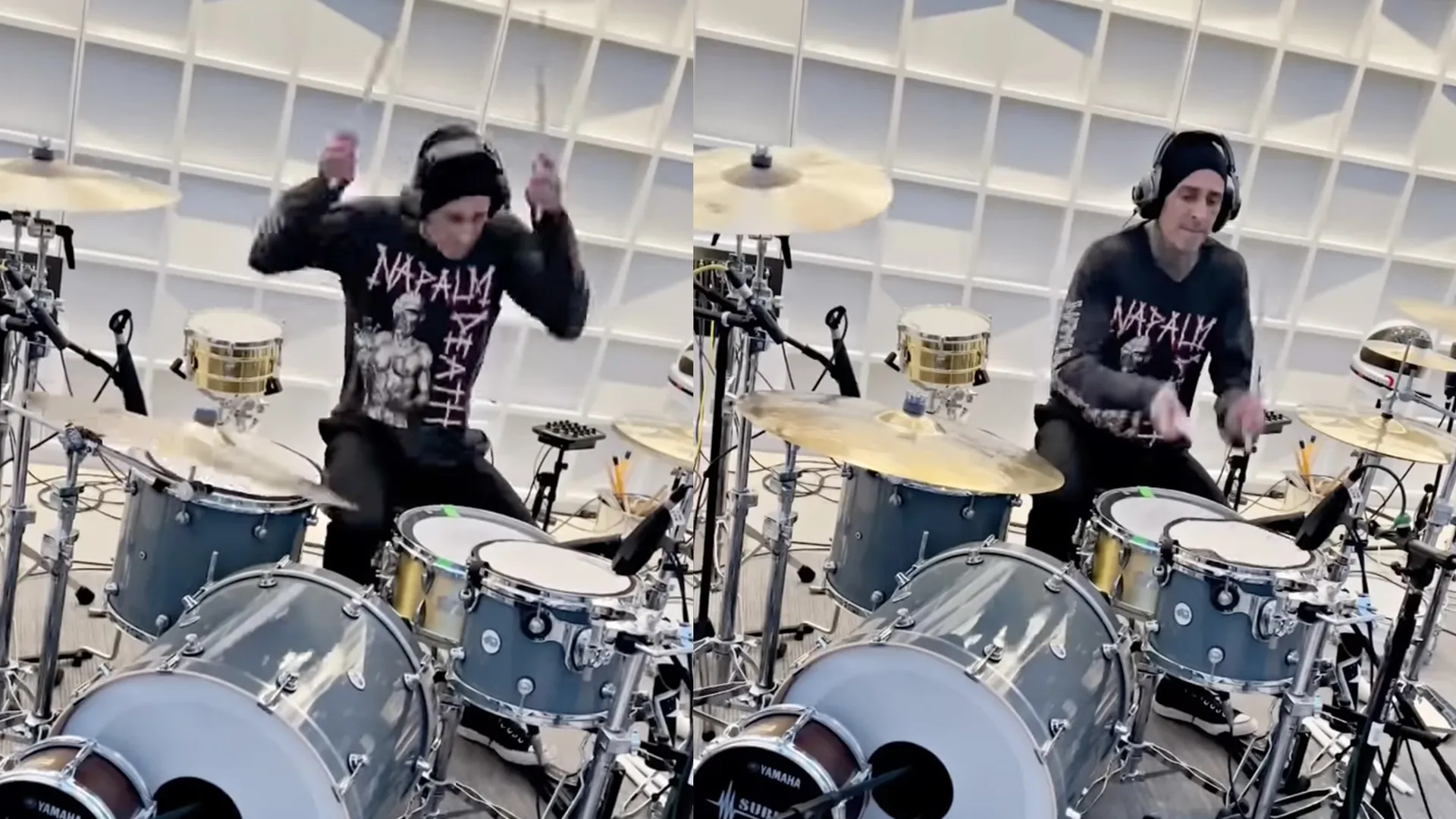 Watch Travis Barker shares rocky drum cover of Adele’s… Kerrang!