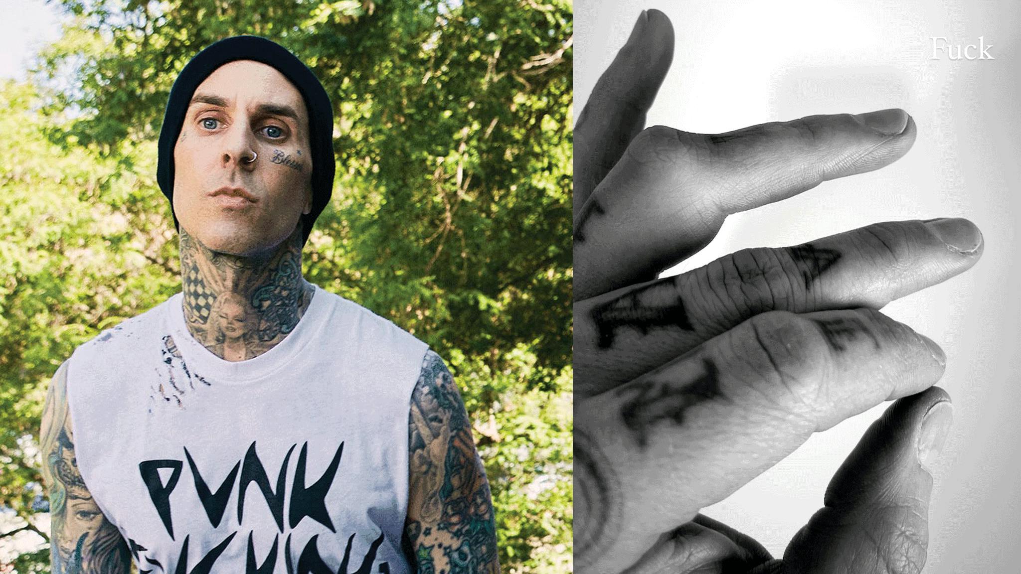 Travis Barker shares pic of dislocated finger from blink-182 rehearsals