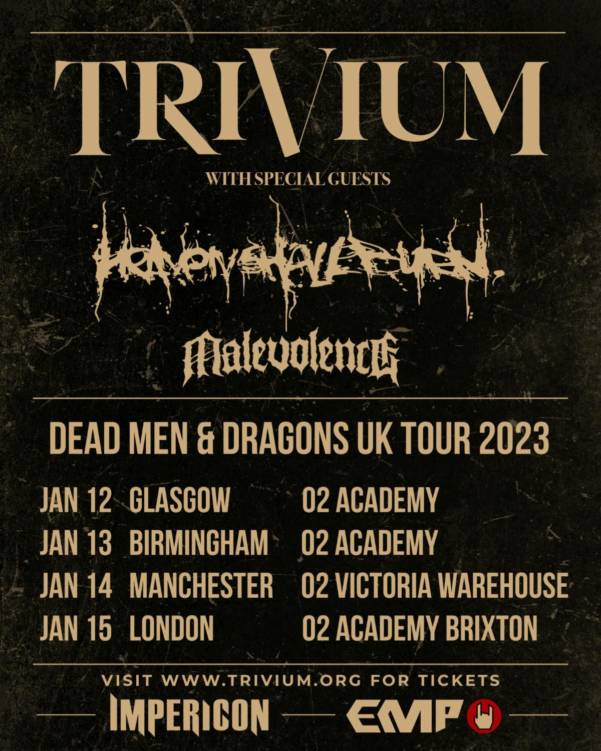 Trivium postpone UK / European headline tour to early 2023 Kerrang!