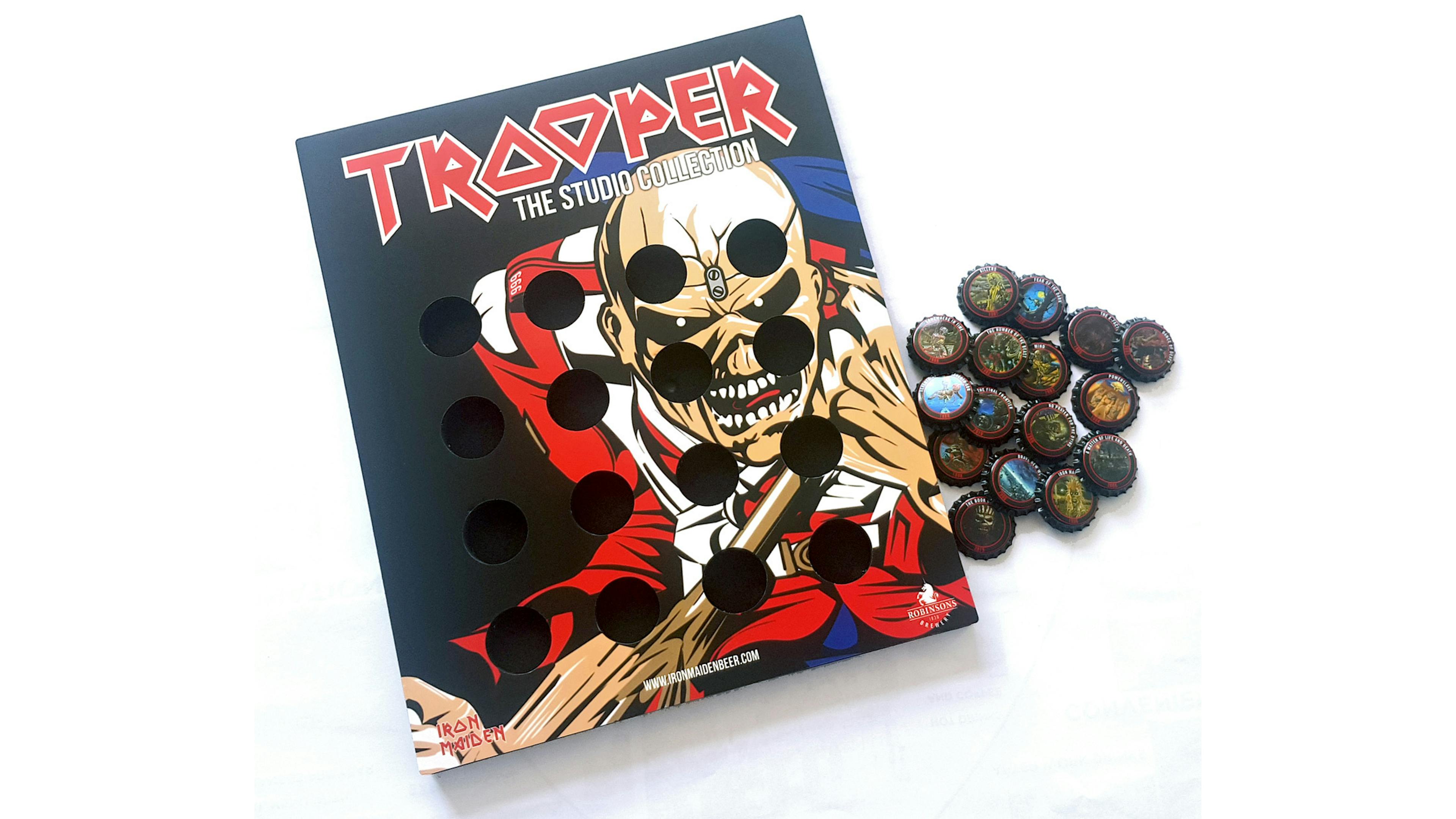 Trooper Beer Launch Limited Edition Collector Bottle Caps