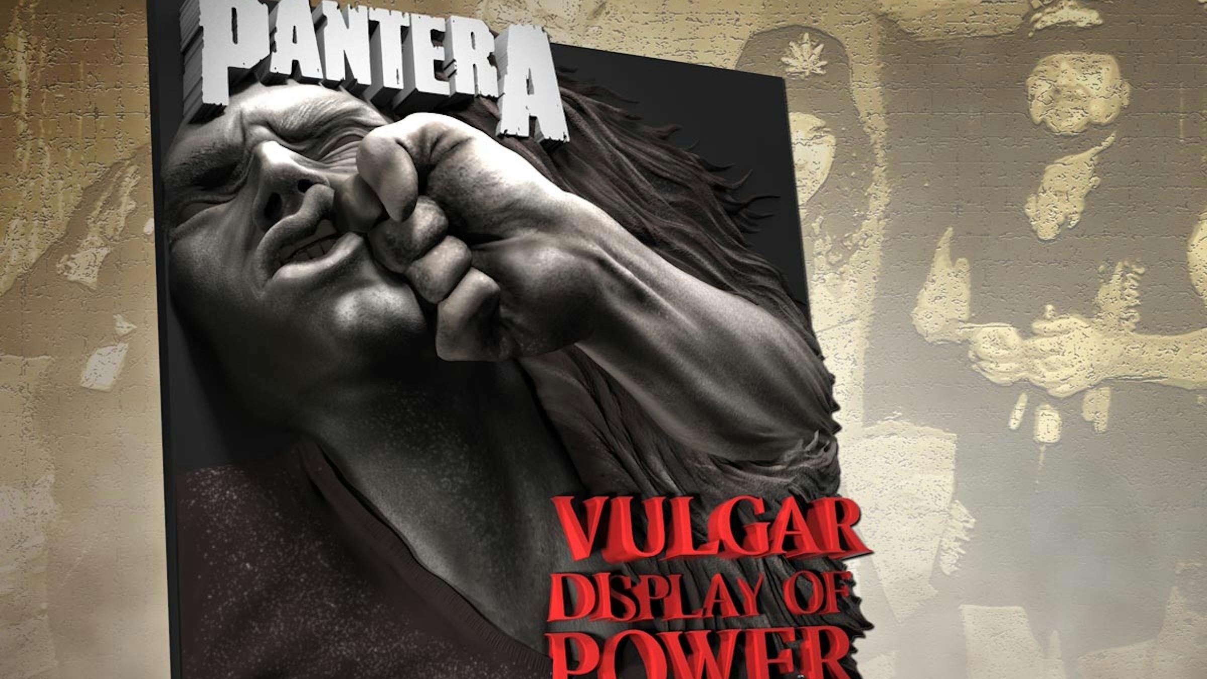Pantera Release 3D Sculpture Of Vulgar Display Of Power's Cover