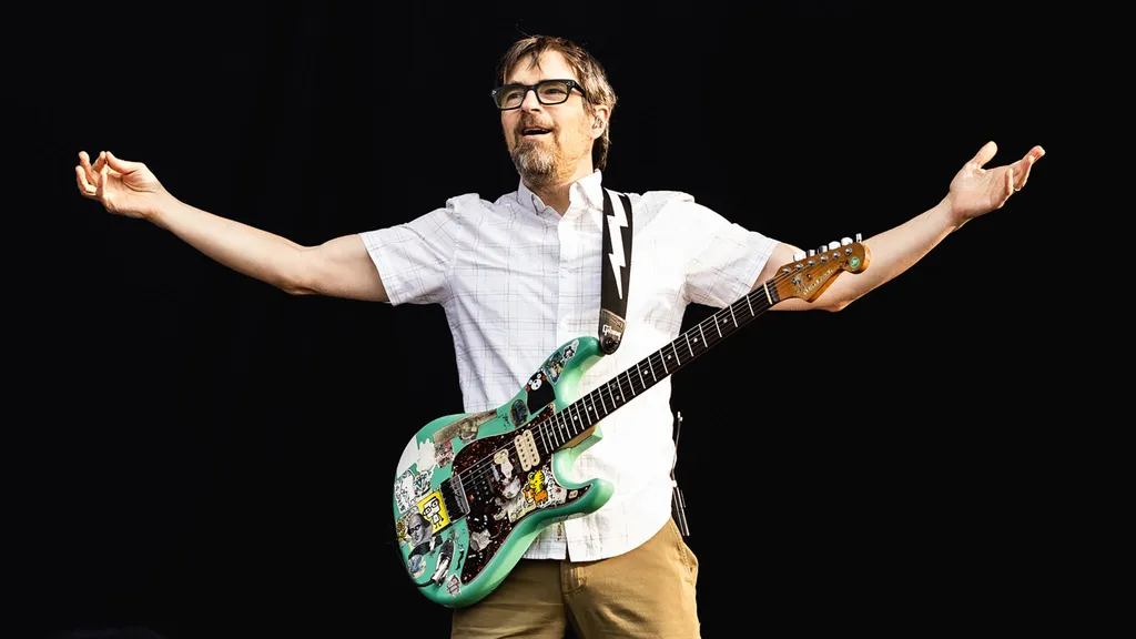Weezer Rivers Cuomo live Download Festival 2025 header credit Jenn Five
