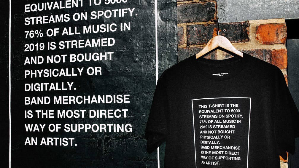 While She Sleeps Are Shedding Light On Poor Streaming Revenue With A New T-Shirt