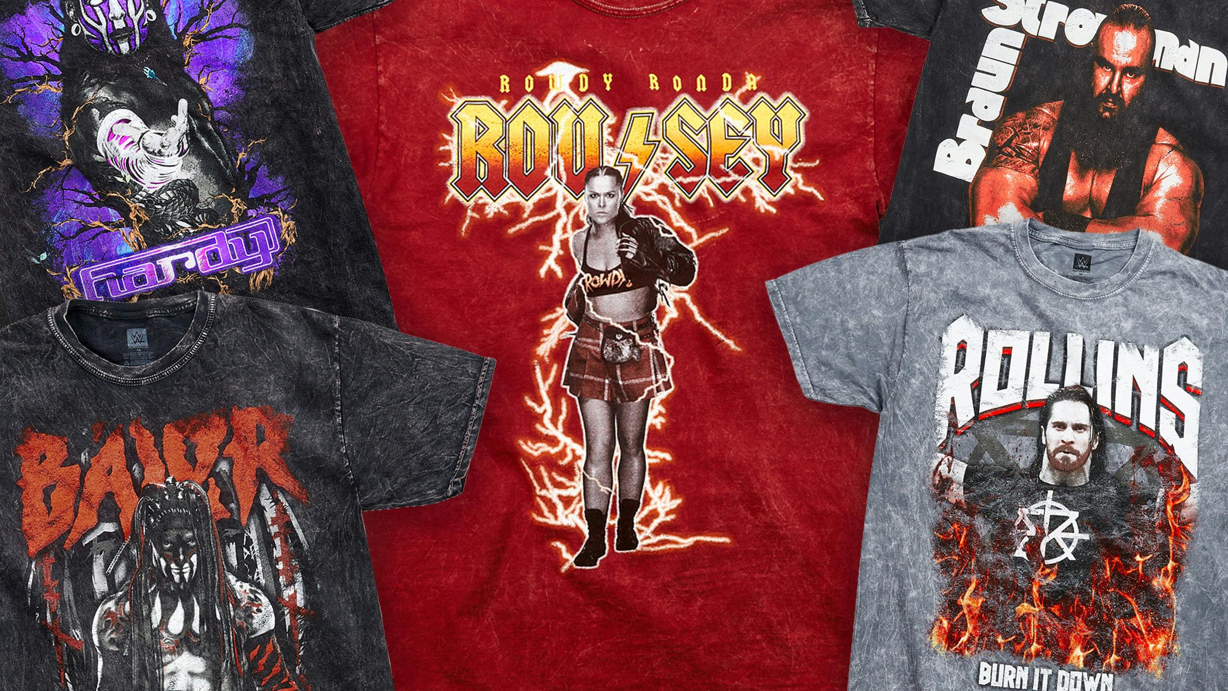 WWE's New Metal-Themed Wrestling Shirts Are Awesome