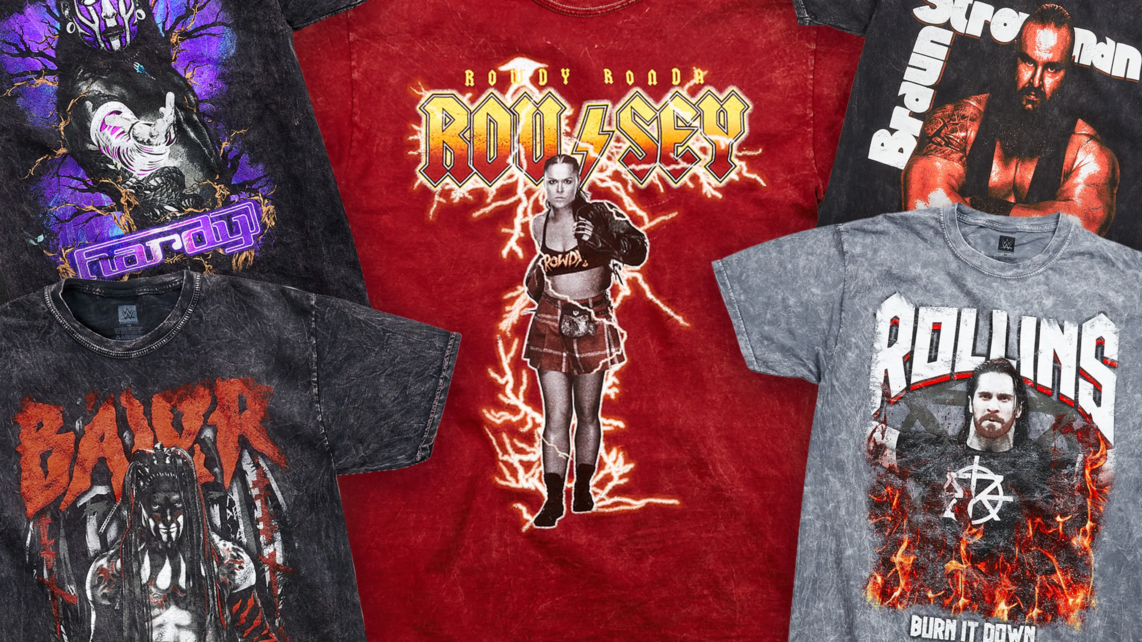 WWE's New Metal-Themed Wrestling Shirts Are Awesome