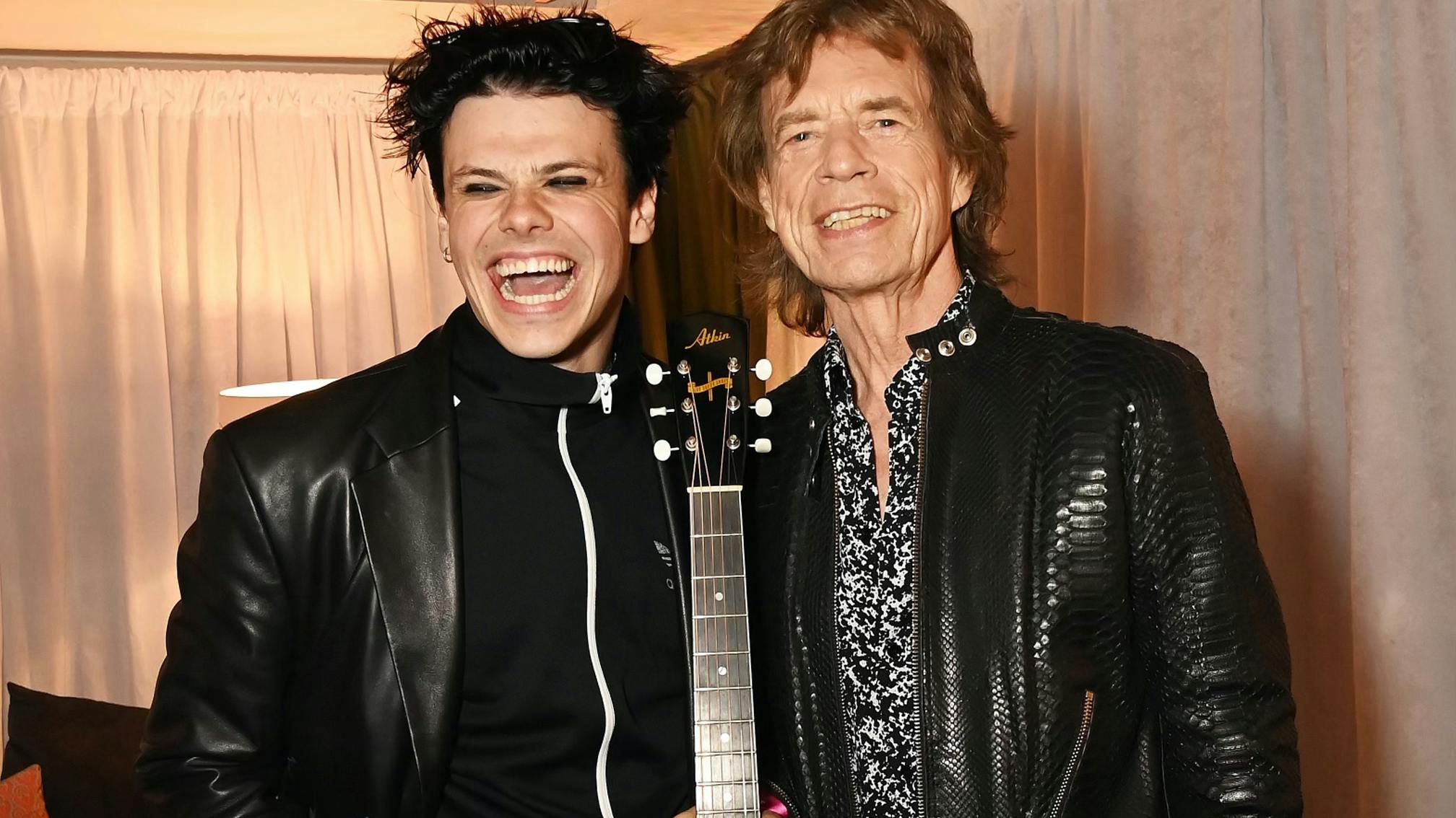 Mick Jagger gifted YUNGBLUD with a Buddy Holly-inspired guitar