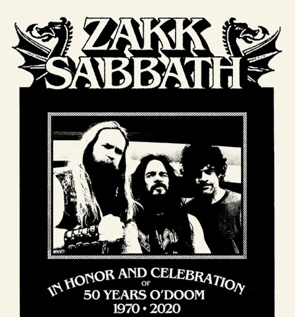 Zakk Sabbath 50 Years O Doom Poster 2020