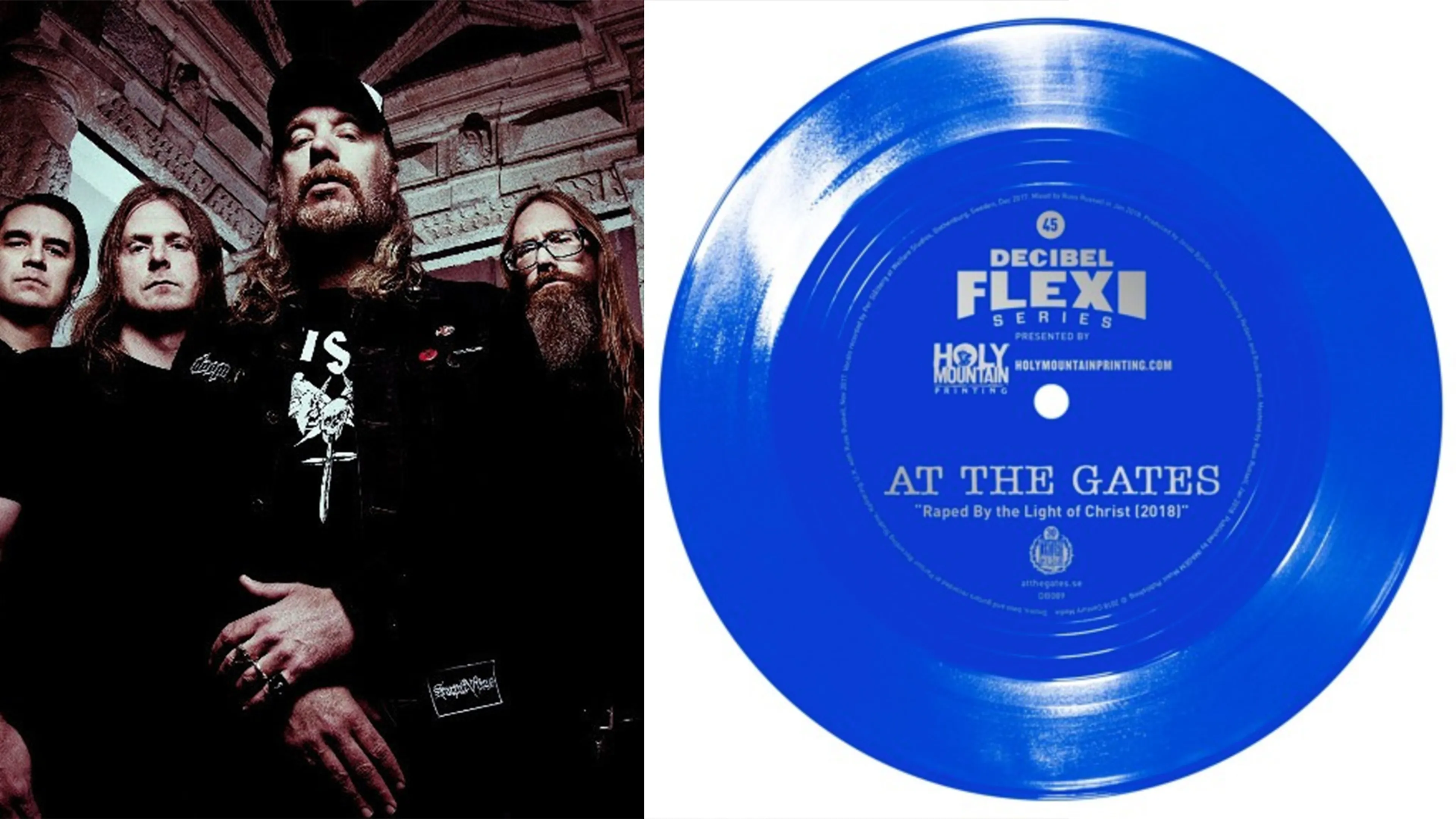 At The Gates Re-Record Raped By The Light Of Christ For Decibel Flexi Series