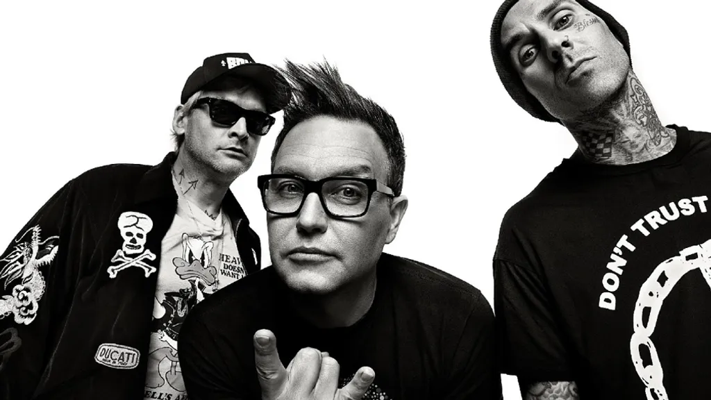The band blink-182 in 2019