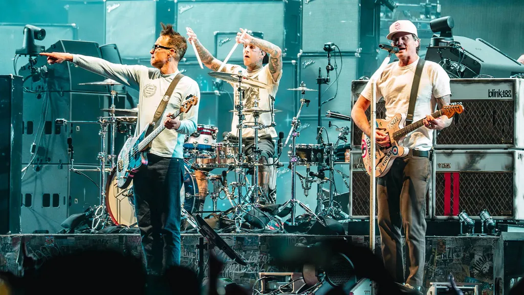 Blink 182 When We Were Young 2025 header live credit Stu Garneys