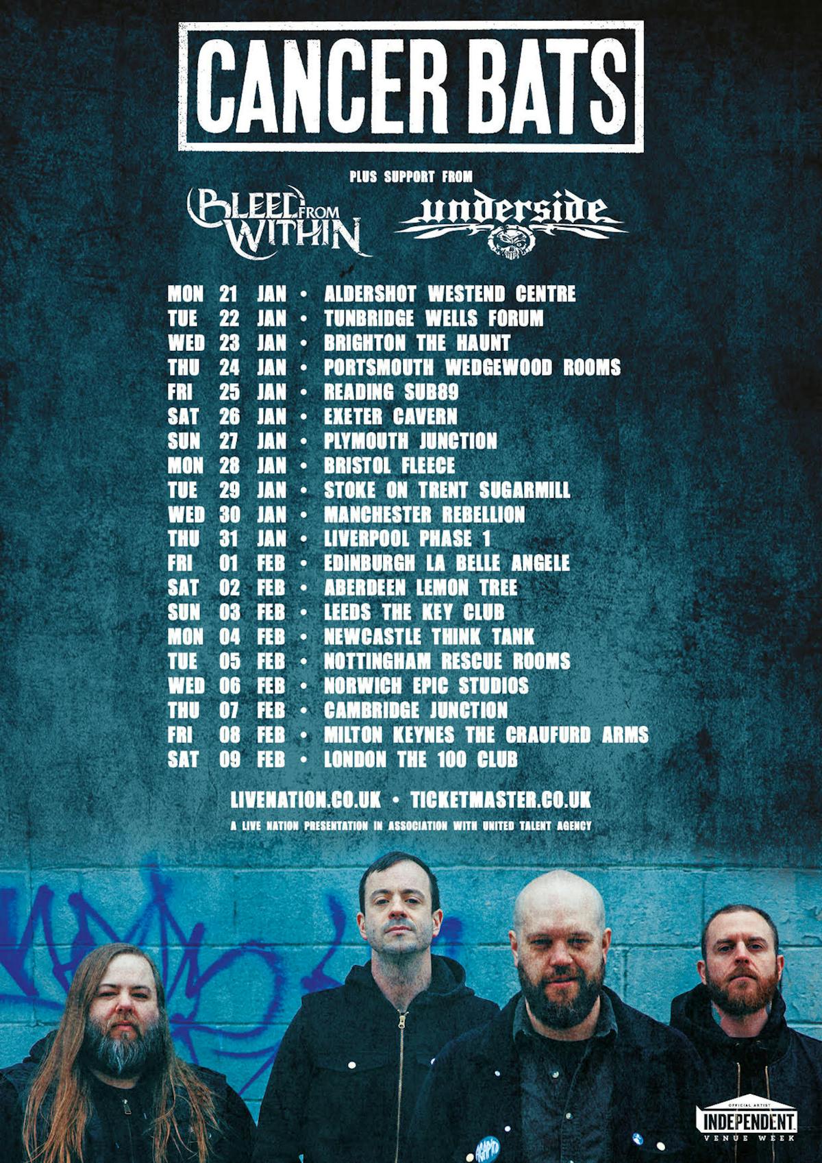 Cancer Bats Announce Massive UK Tour | Kerrang!