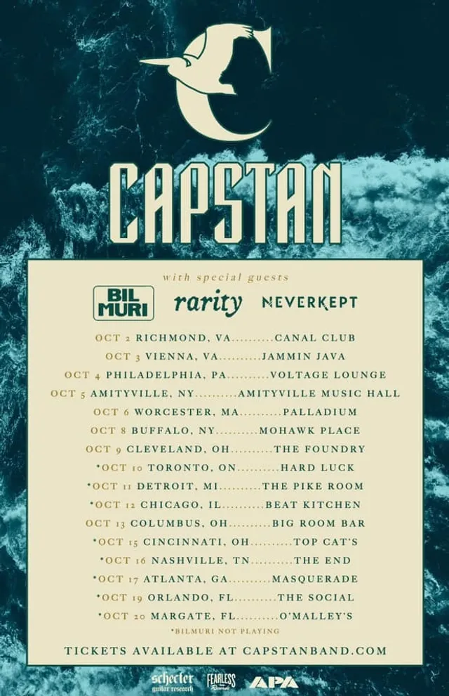 Capstan Announce Fall North American Tour Kerrang!
