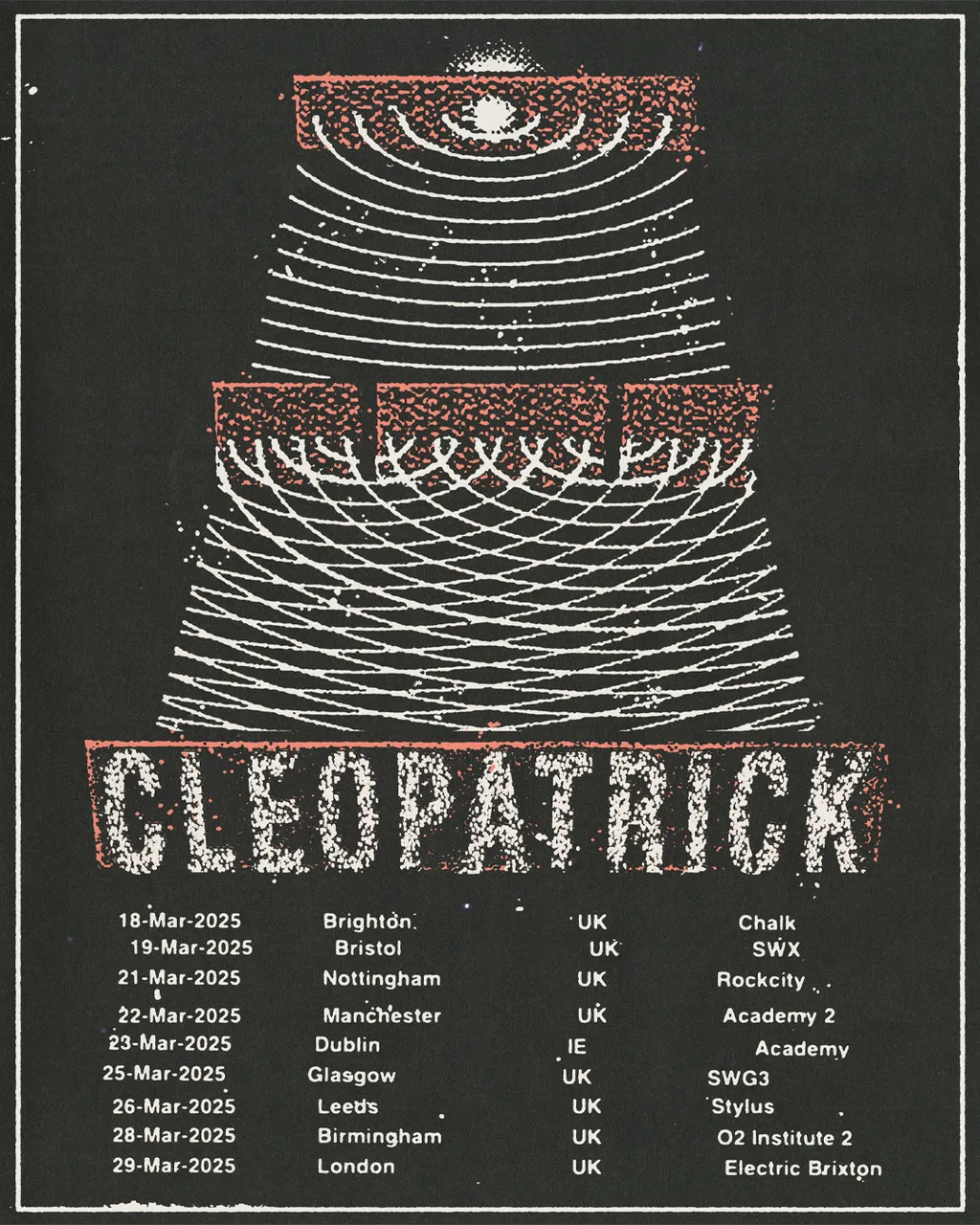 Cleopatrick UK Ireland 2025 headline tour poster