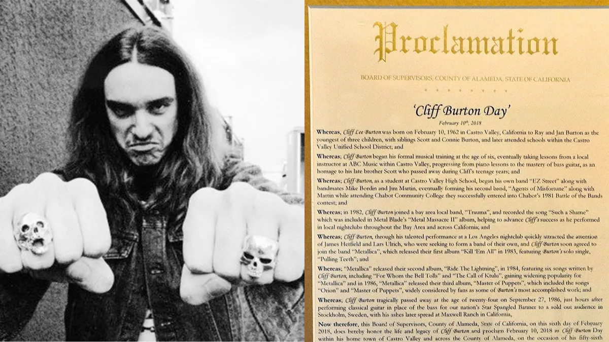 Late Metallica Bassist Cliff Burton To Be Celebrated With… | Kerrang!